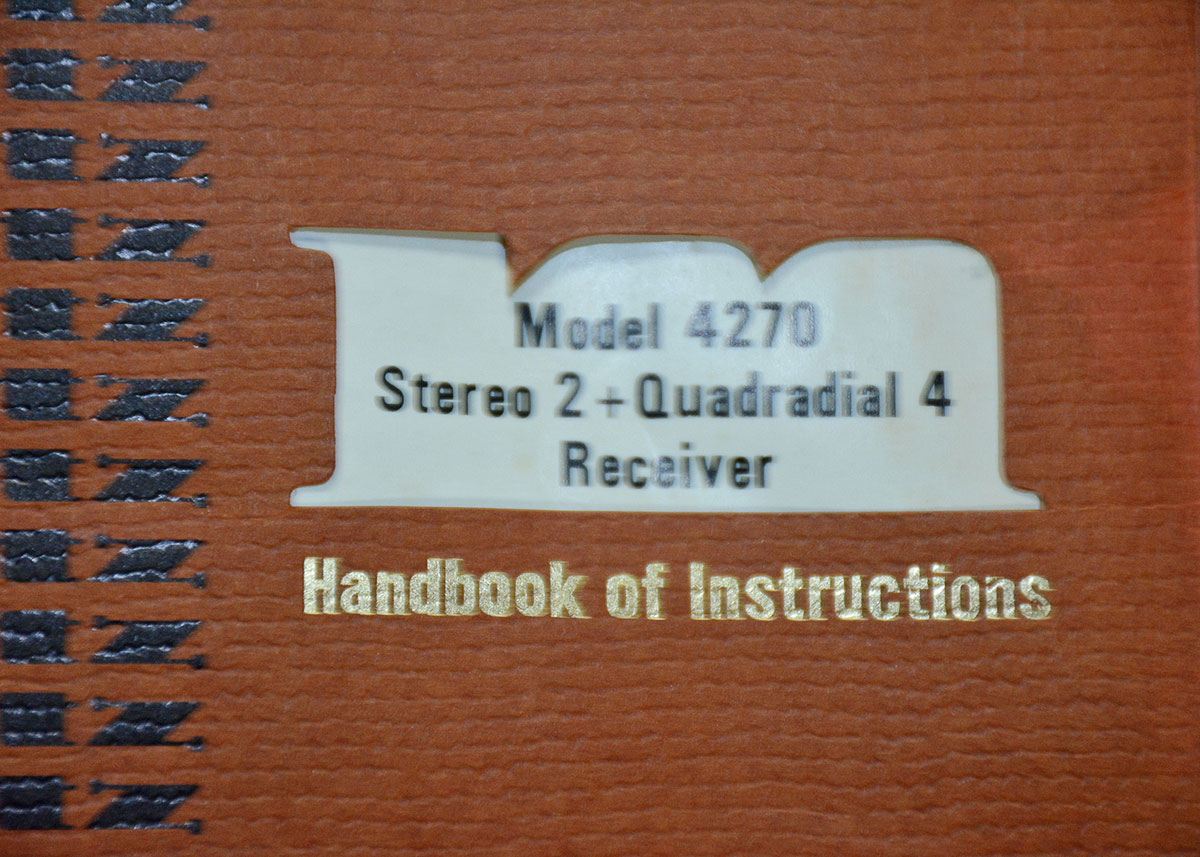 1970s Marantz 4270 Stereo and Quadradial Receiver