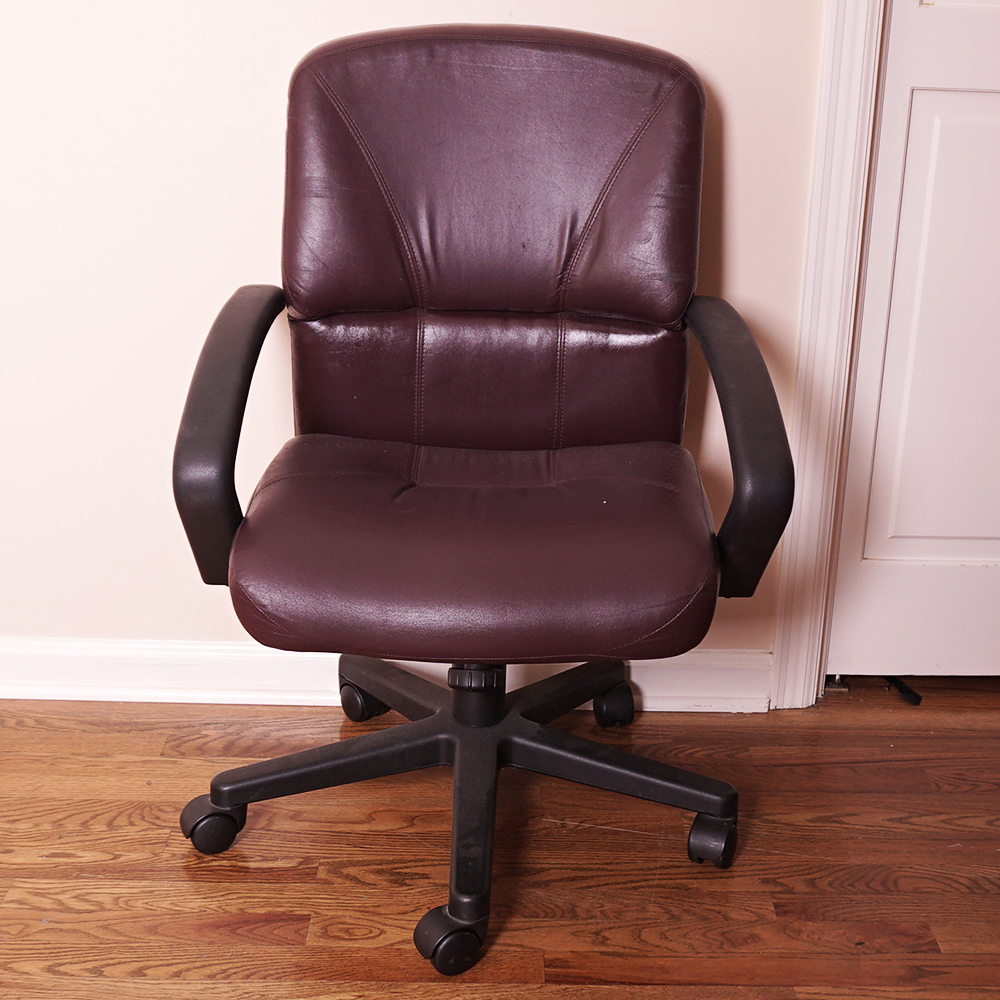 Deep Plum Office Chair
