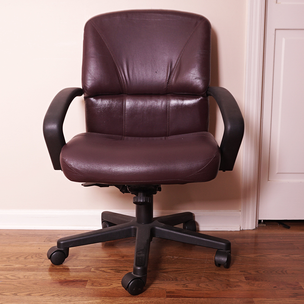 Deep Plum Office Chair