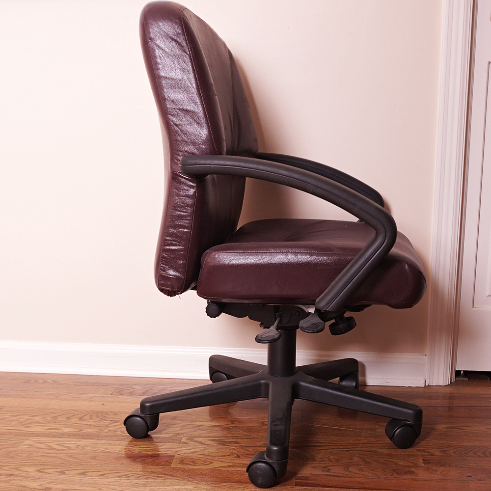 Deep Plum Office Chair