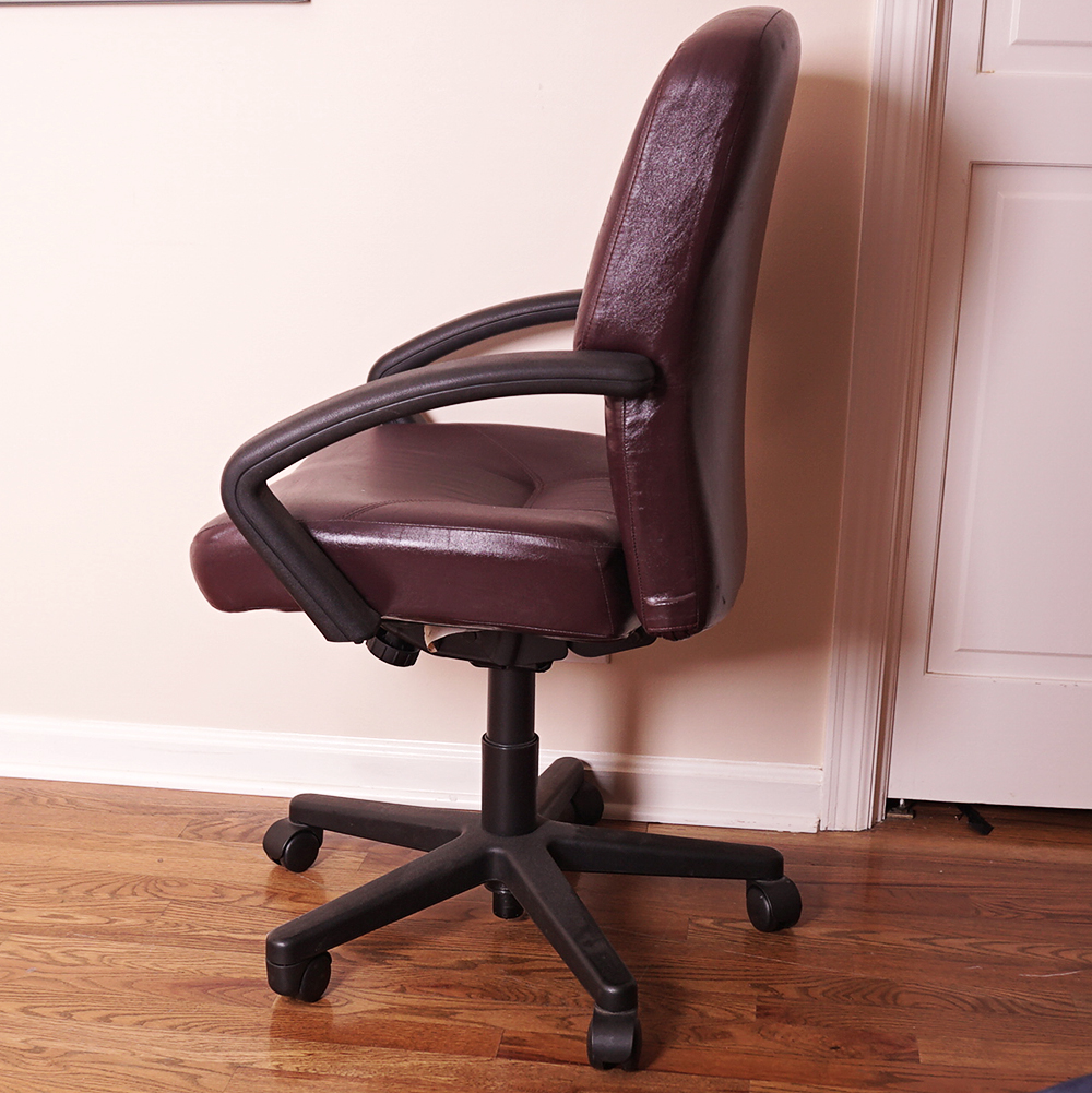 Deep Plum Office Chair