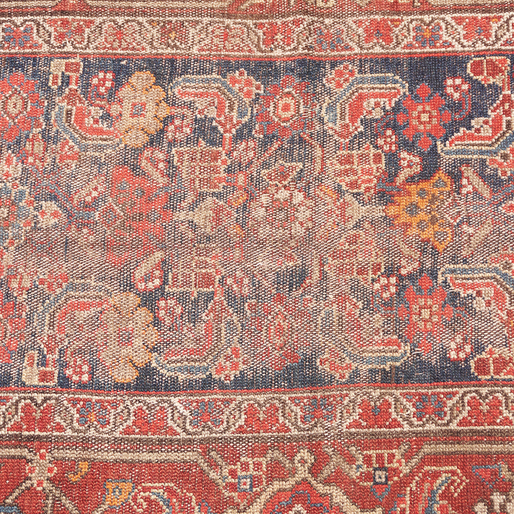 Vintage Handwoven Tabriz Area Rug