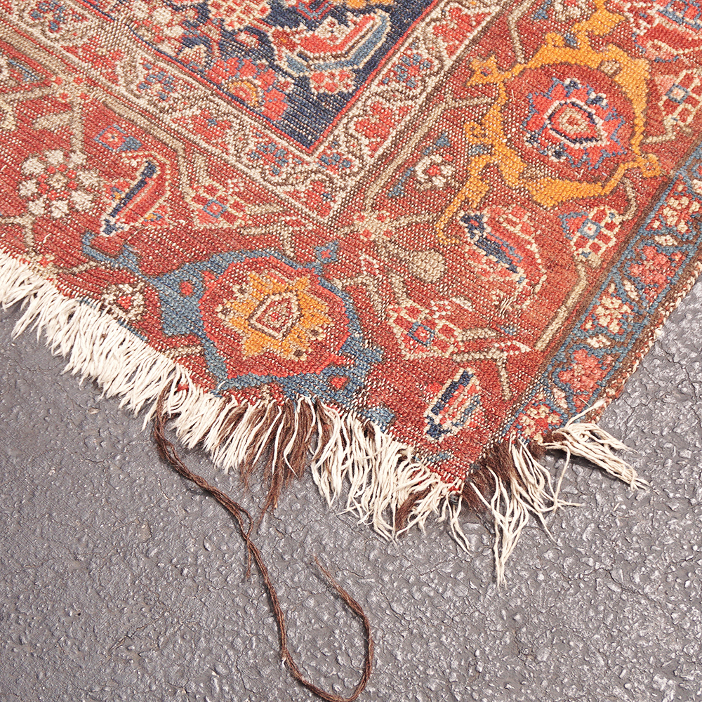 Vintage Handwoven Tabriz Area Rug