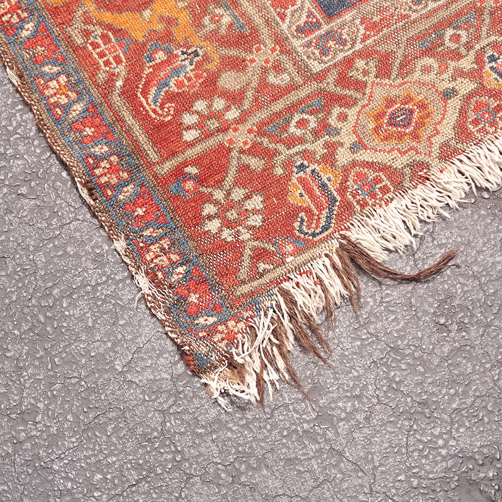 Vintage Handwoven Tabriz Area Rug