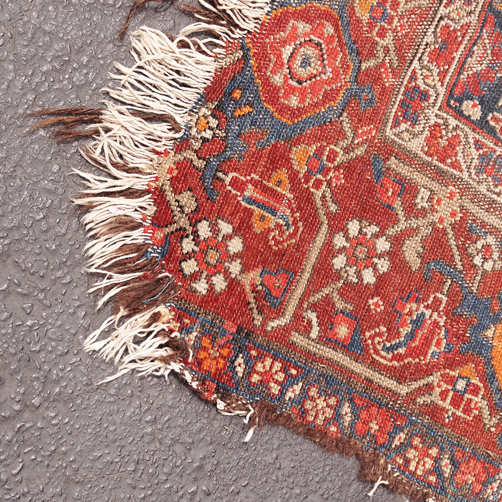 Vintage Handwoven Tabriz Area Rug