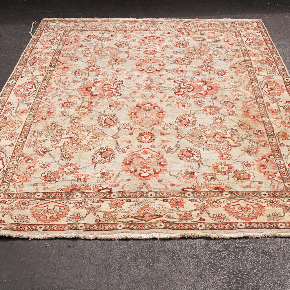 Handwoven Wool Tabriz Area Rug