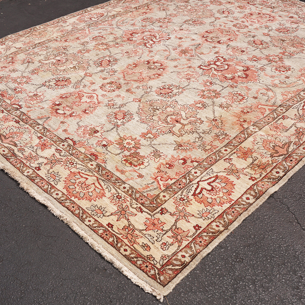 Handwoven Wool Tabriz Area Rug