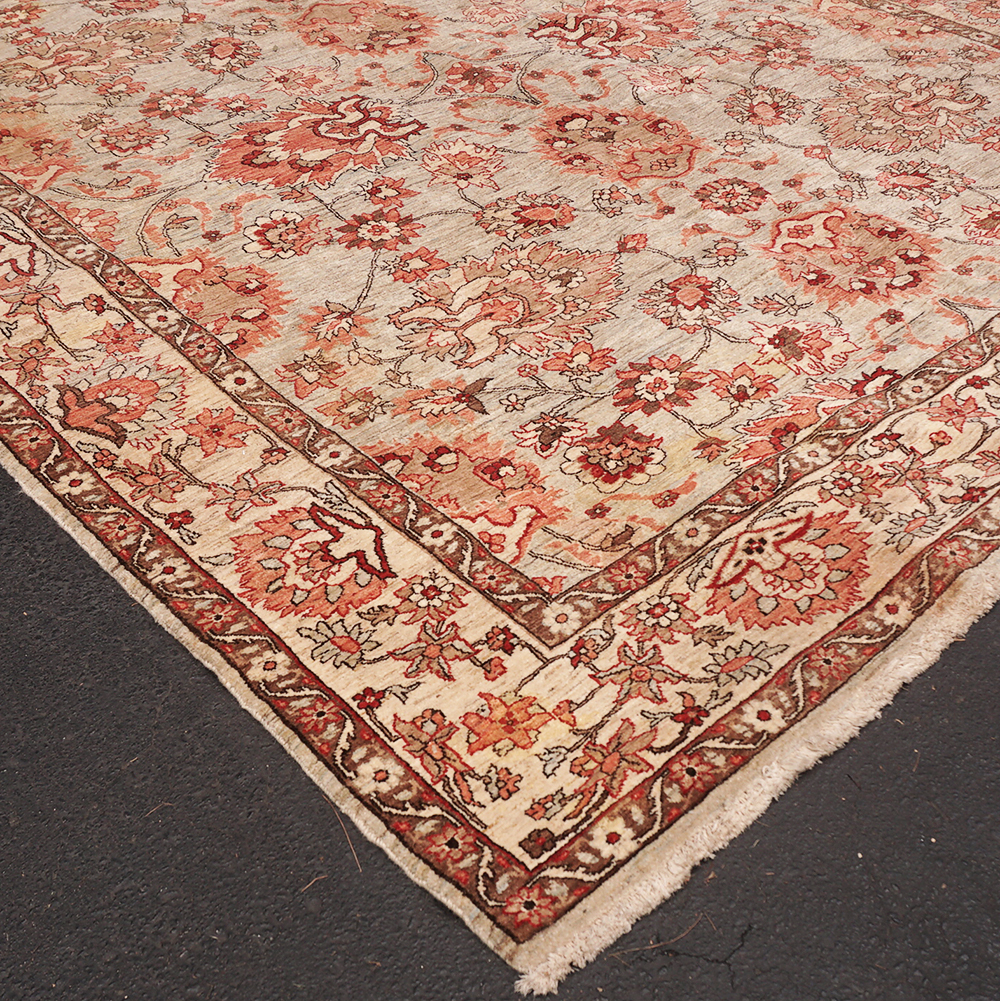 Handwoven Wool Tabriz Area Rug