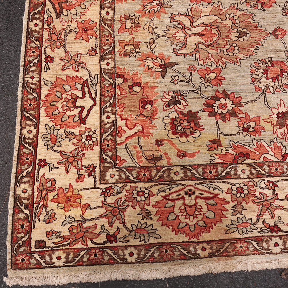 Handwoven Wool Tabriz Area Rug