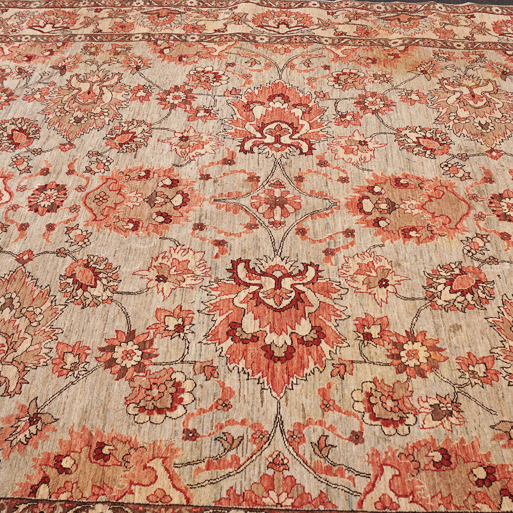 Handwoven Wool Tabriz Area Rug