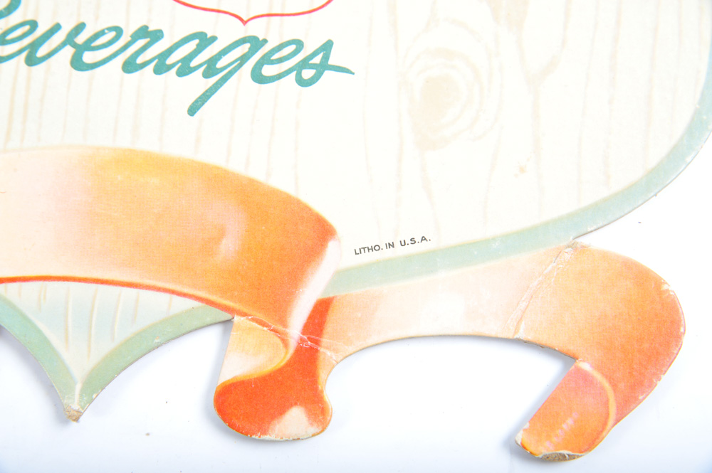 Collection of Vintage Soft Drink Signs