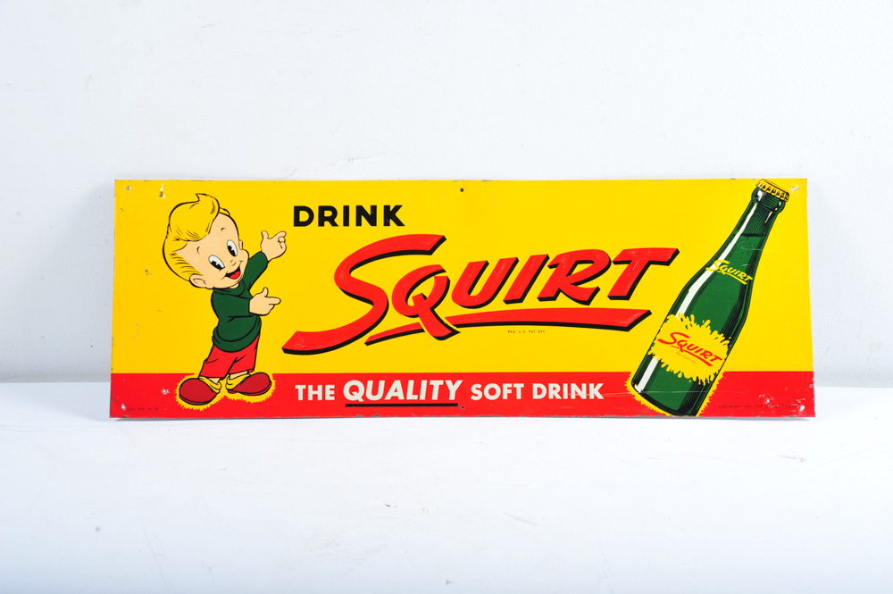 Collection of Vintage Soft Drink Signs