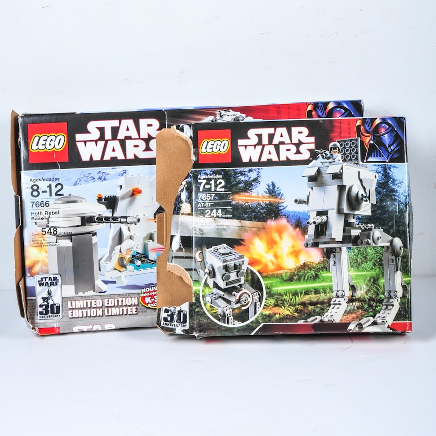 Lego Star Wars Hoth Rebel Base and AT-ST Walker