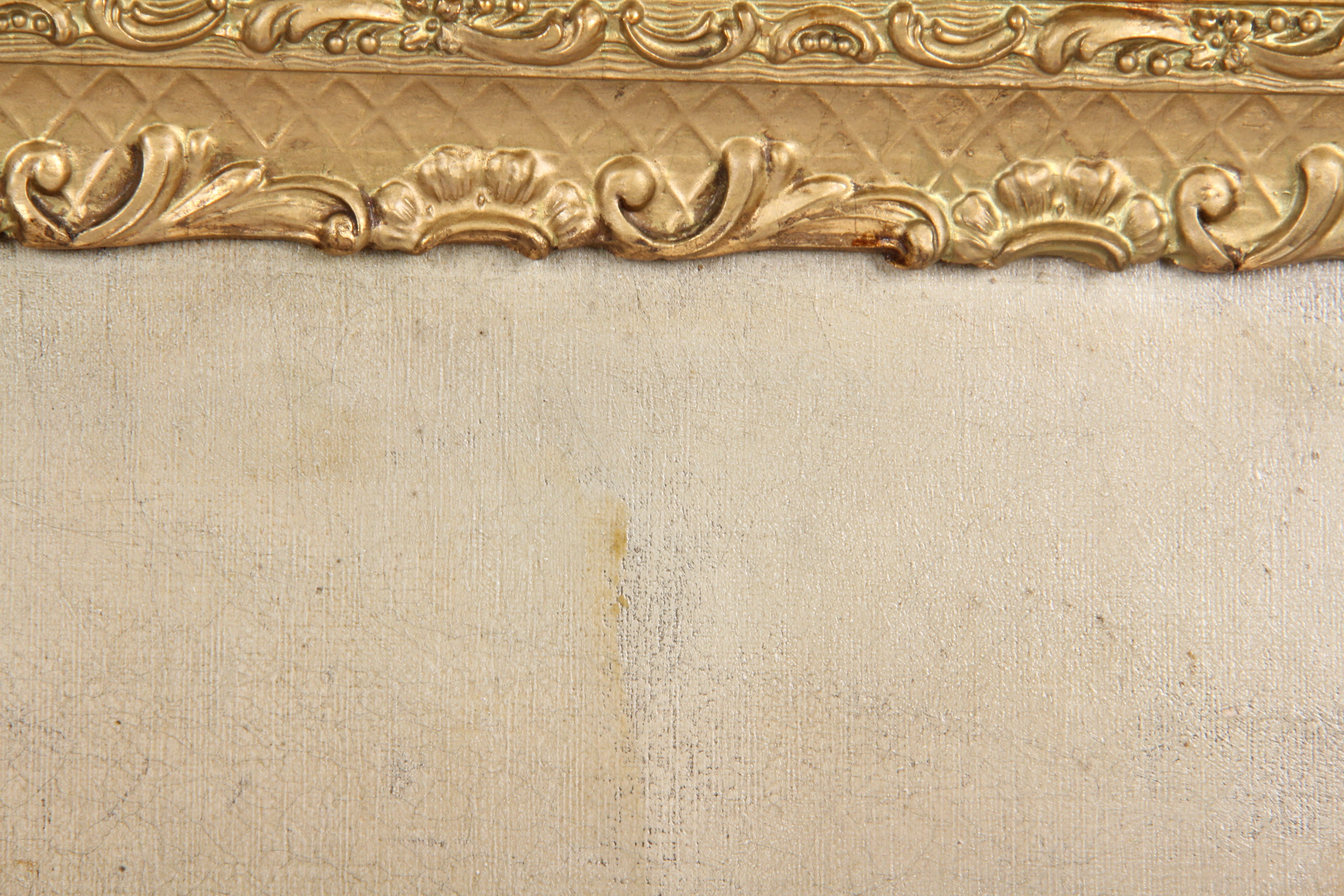 Antique 19th Century Oil on Canvas Pastoral Scene