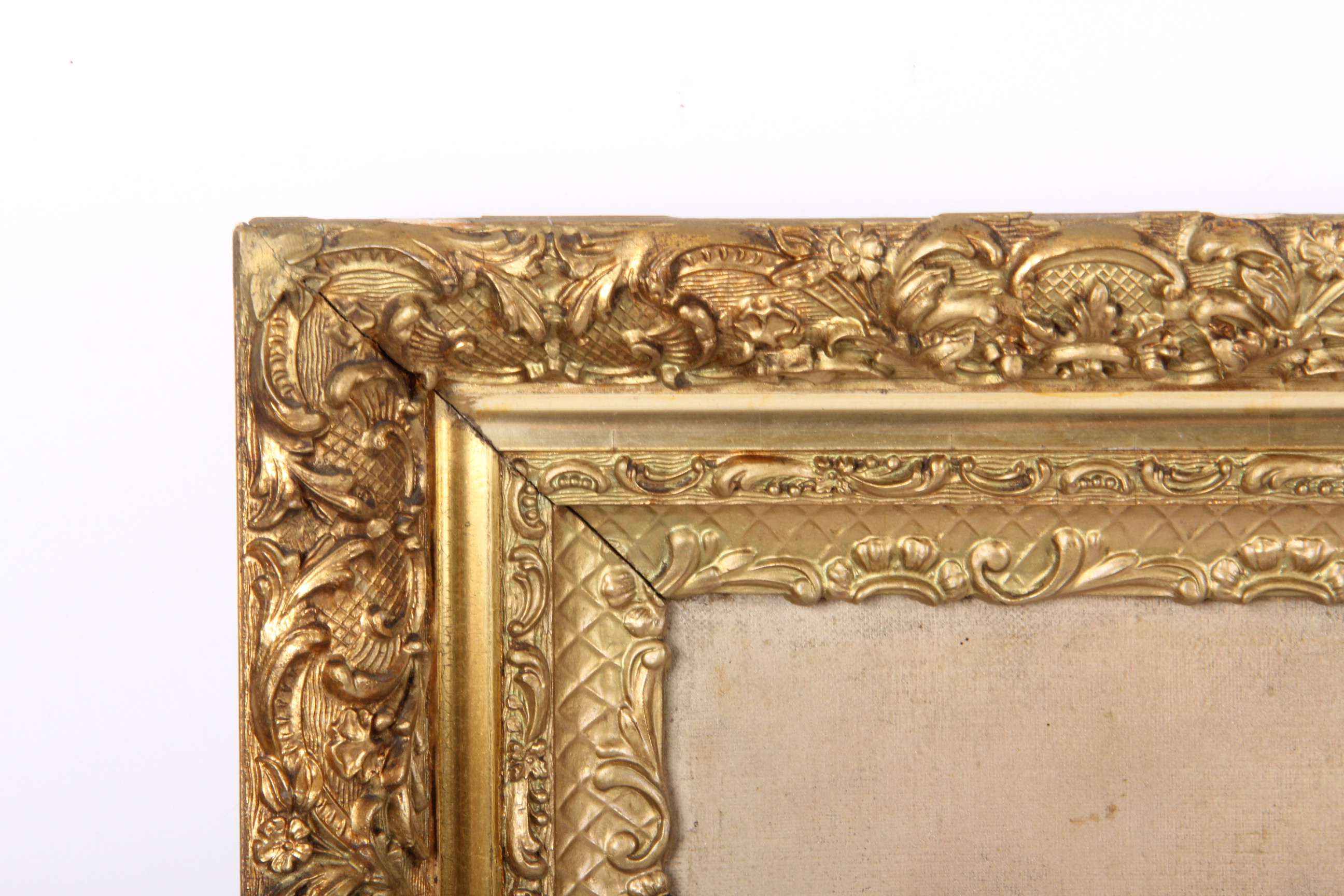 Antique 19th Century Oil on Canvas Pastoral Scene