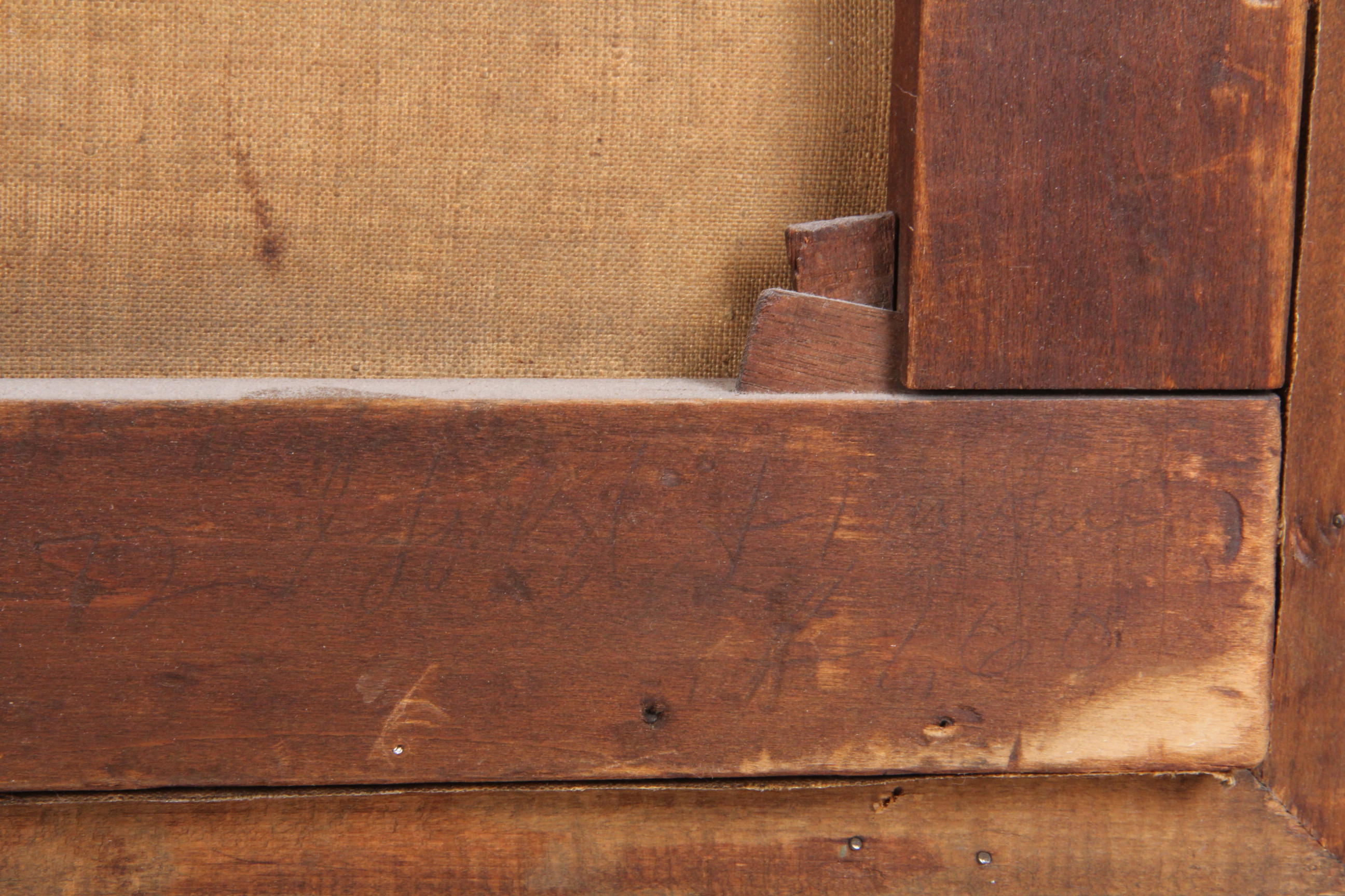 Antique 19th Century Oil on Canvas Pastoral Scene