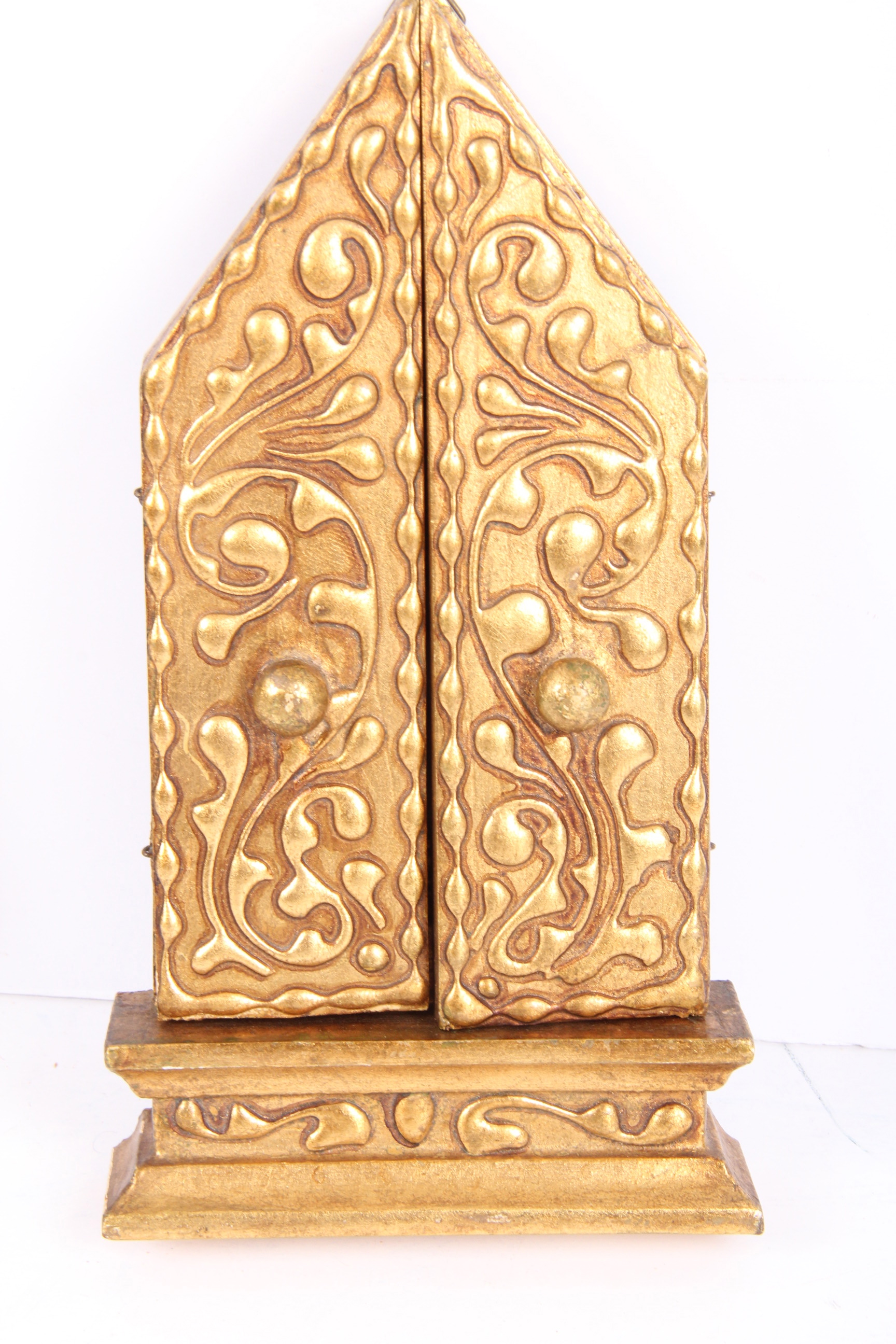 Pair of Florentine Framed Triptych Icons