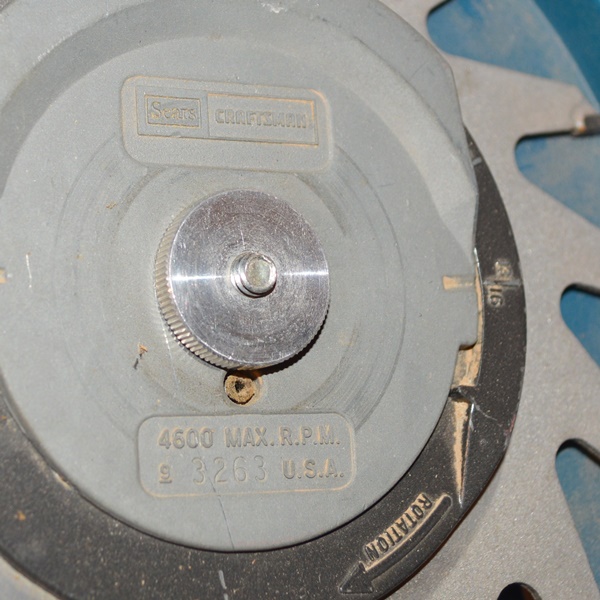 Sears Craftsman Molding Set, Molding and Dado Guard and 7" Carbine Blade