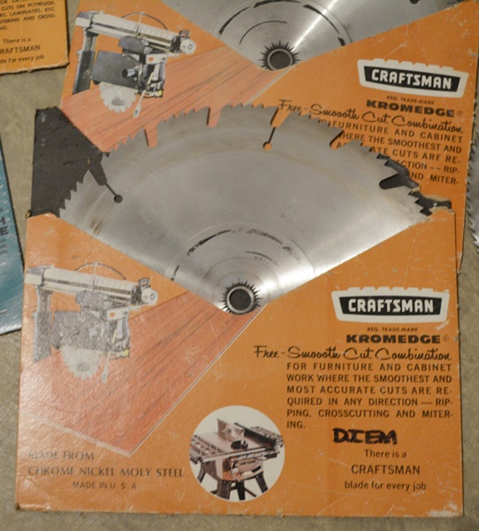 Seven Table Saw Blades
