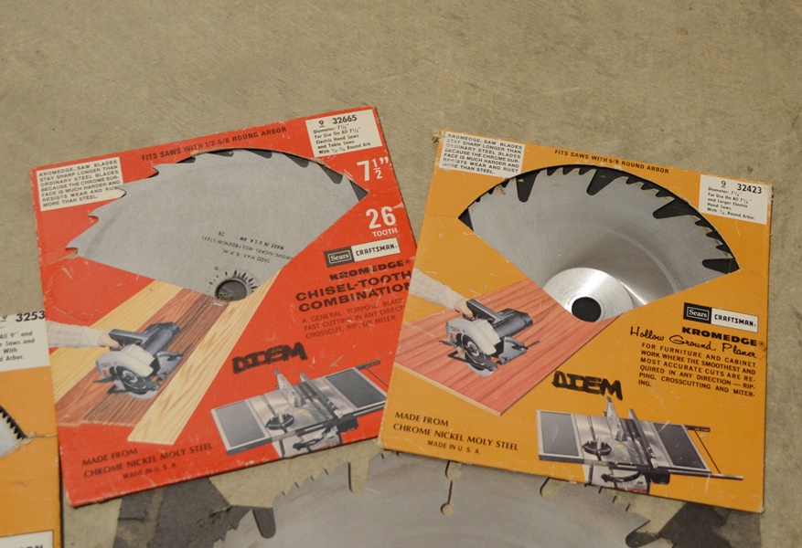 Seven Table Saw Blades