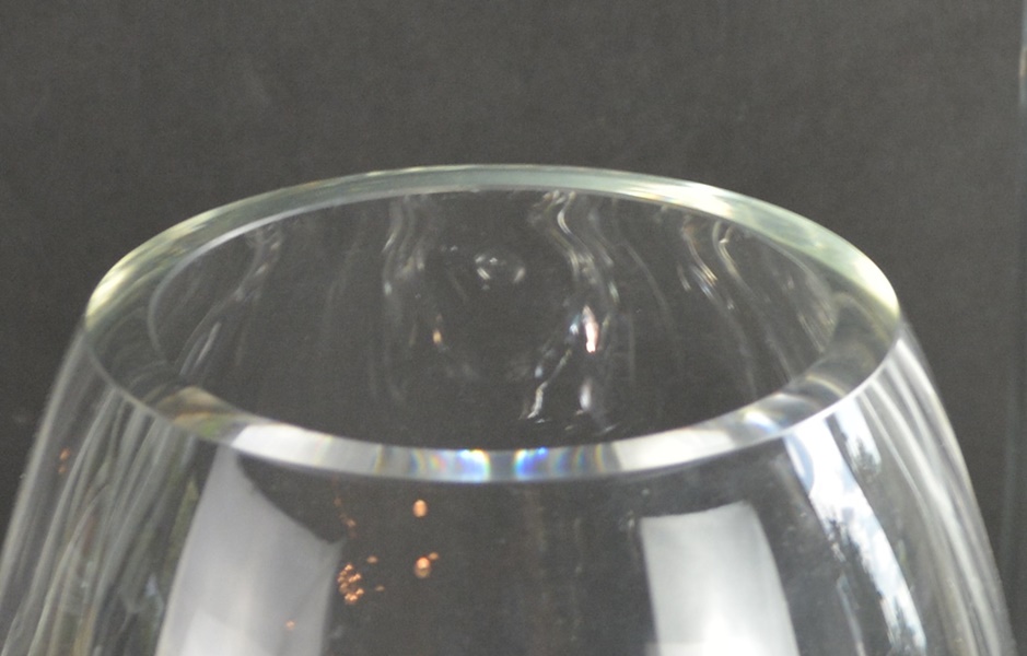 Two Crystal Vases and One Glass Vase