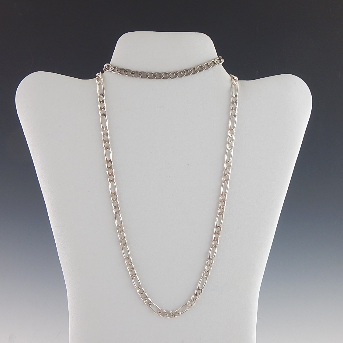 Sterling Silver Necklace and Bracelet