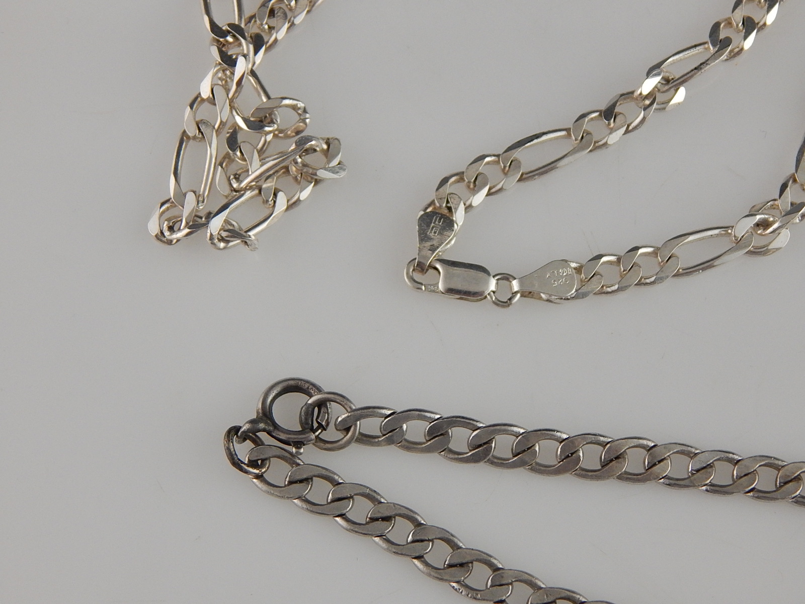 Sterling Silver Necklace and Bracelet