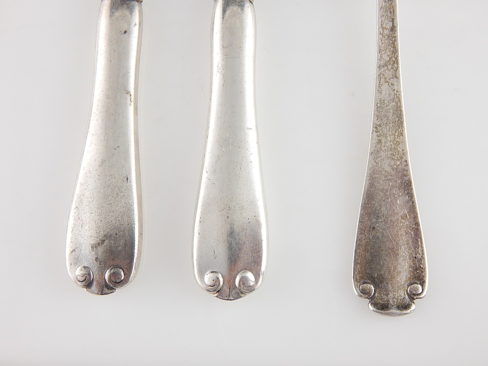 Tiffany & Co. Sterling Silver Butter Spreaders and a Place Spoon