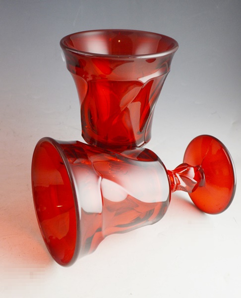Red Glass Goblets