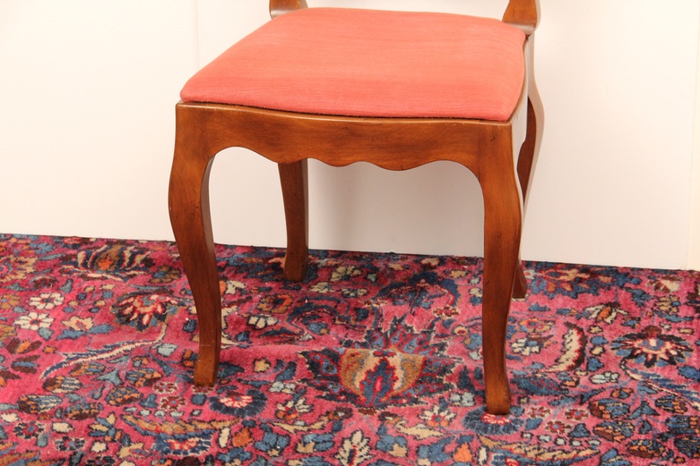 Vintage Solid Oak Ladder Back Chair