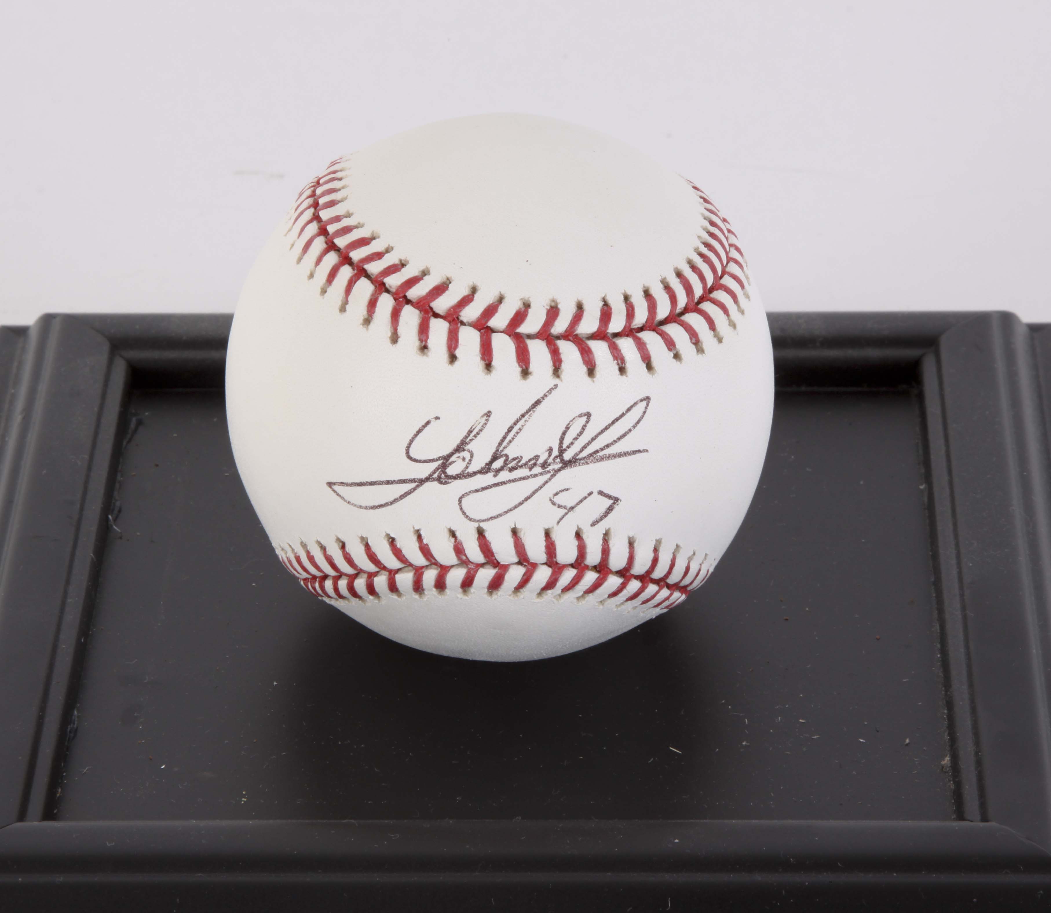 Johnny Cueto Autographed Baseball