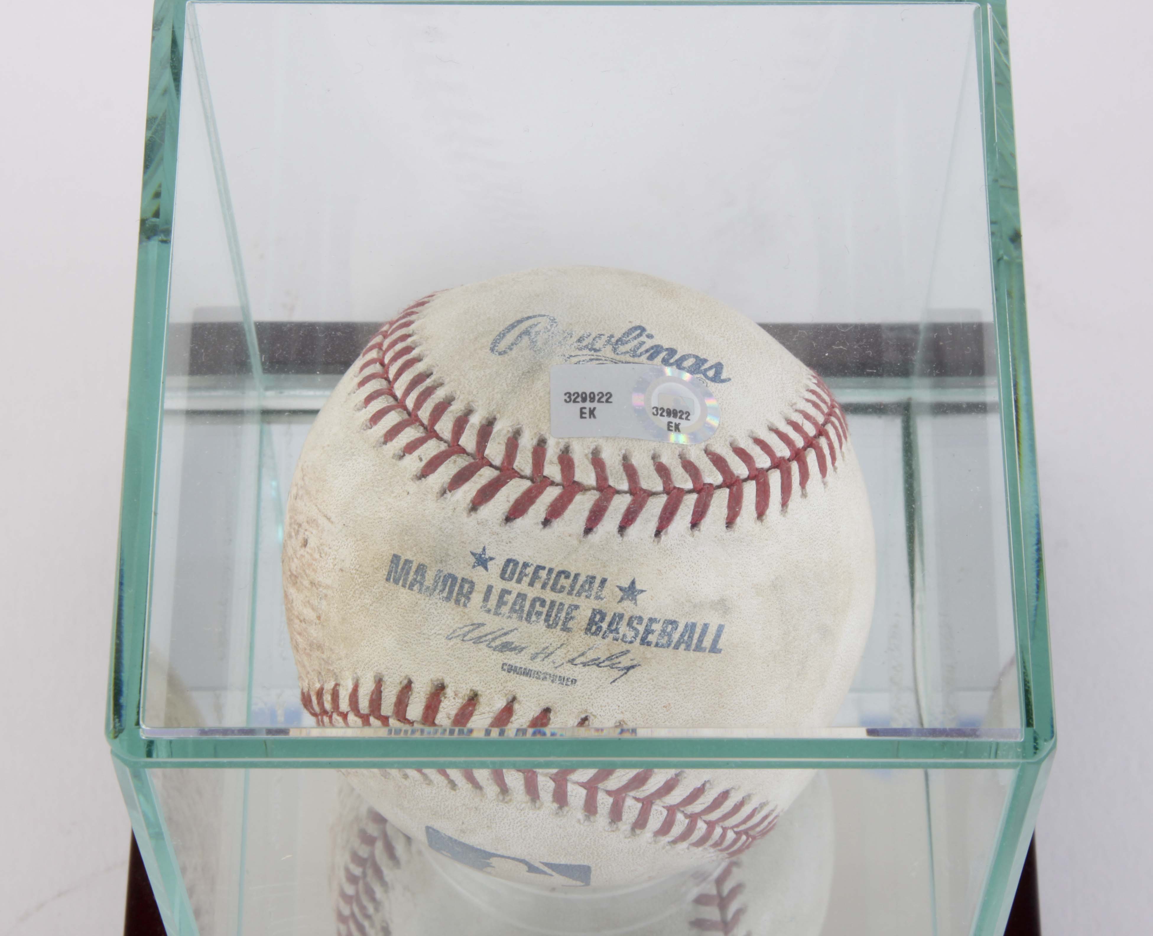 2013 Cincinnati Reds Used Game Ball in Display Box