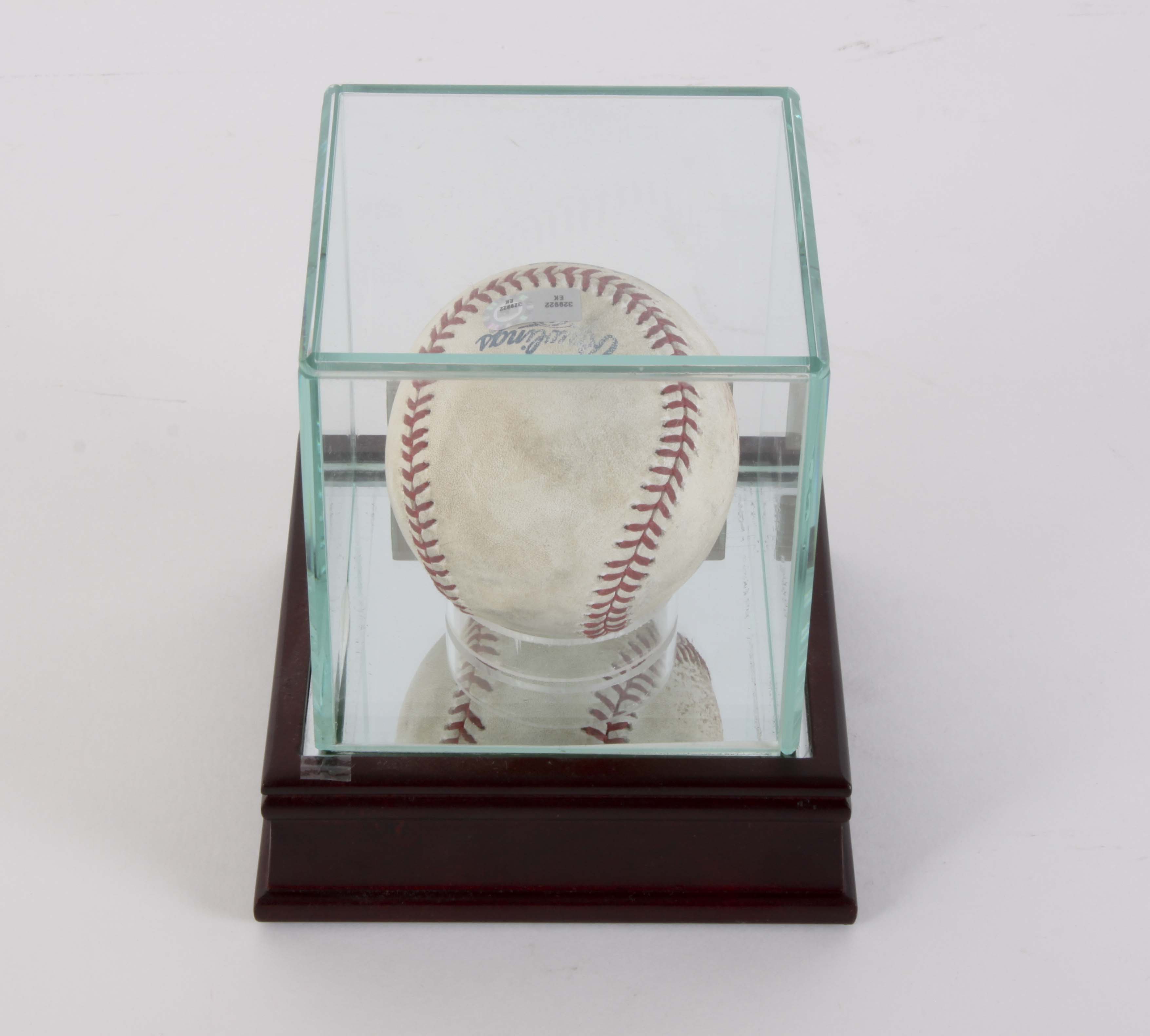 2013 Cincinnati Reds Used Game Ball in Display Box