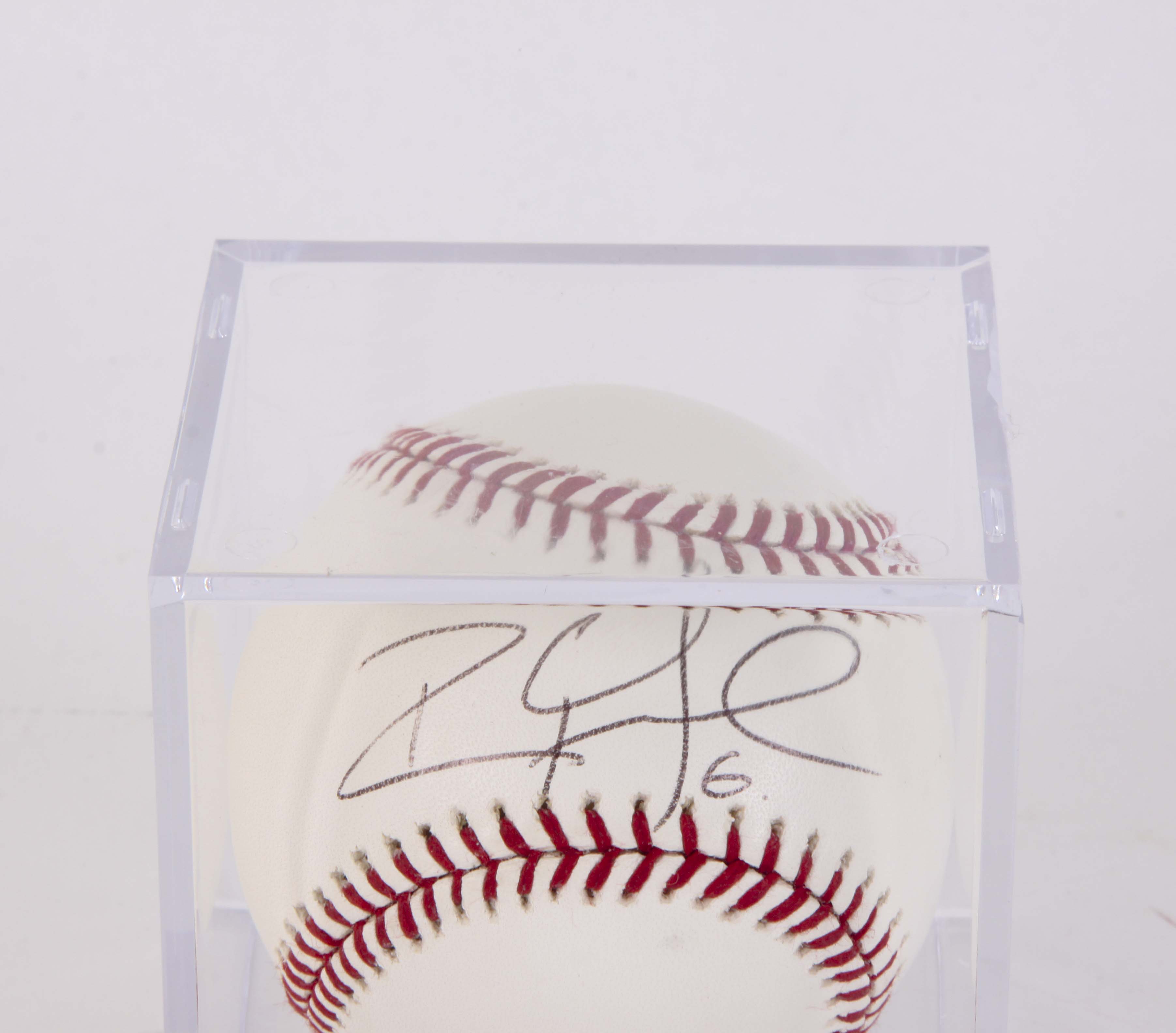 Ryan Freel Autographed Baseball in Display Box
