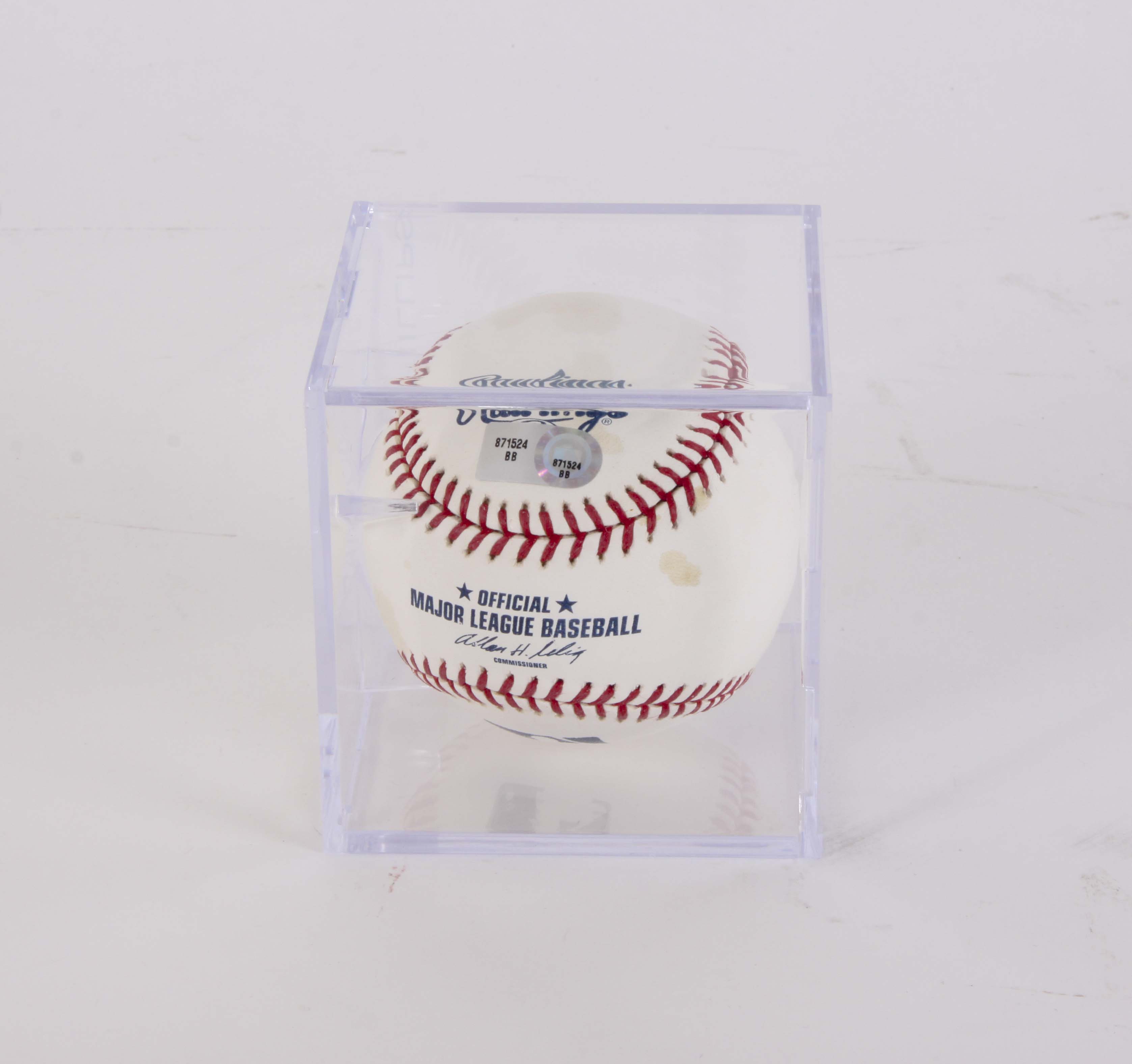 Brandon Phillips Autographed Baseball and Bobblehead