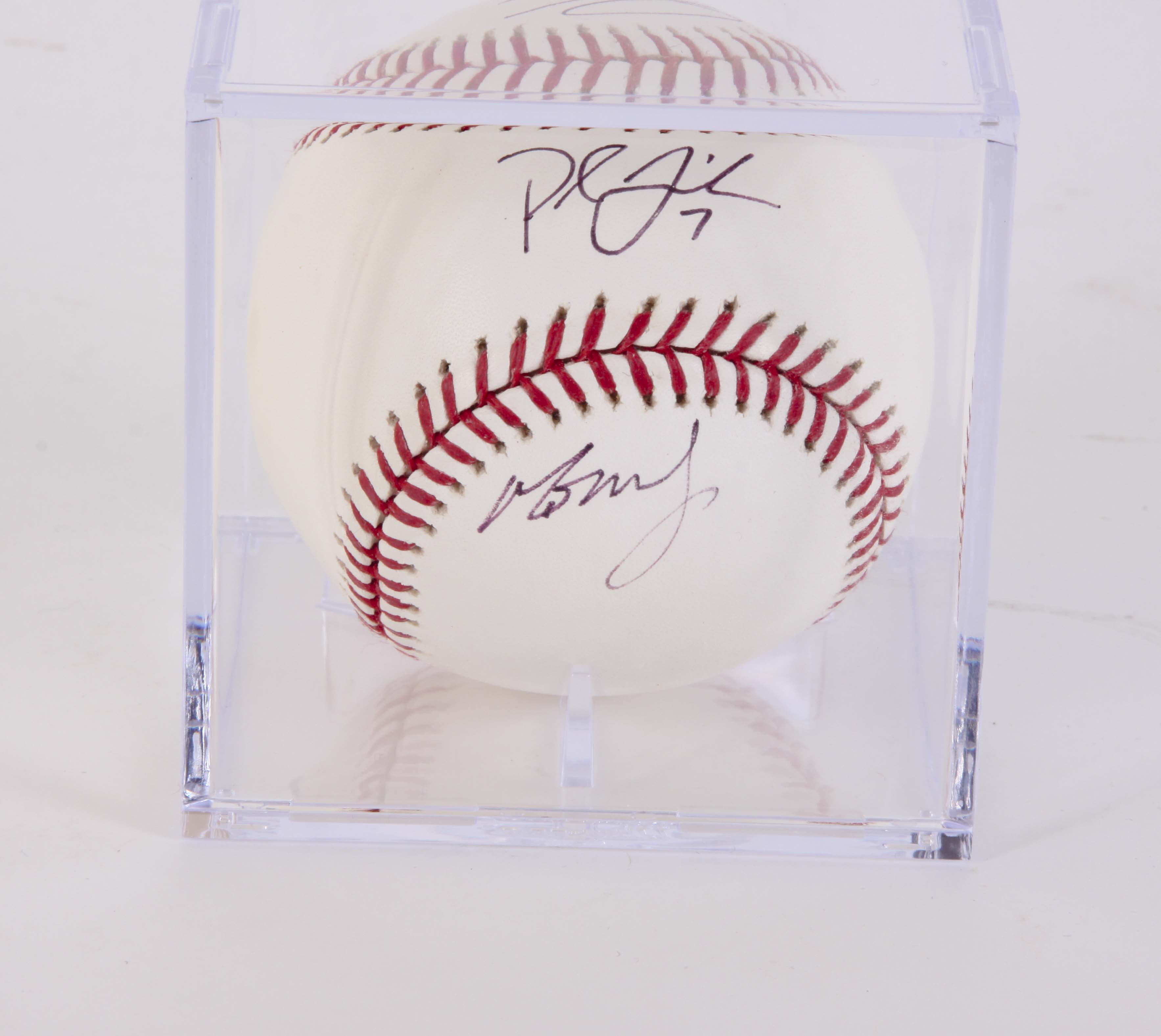 Trio of Autographed Cincinnati Reds Baseballs