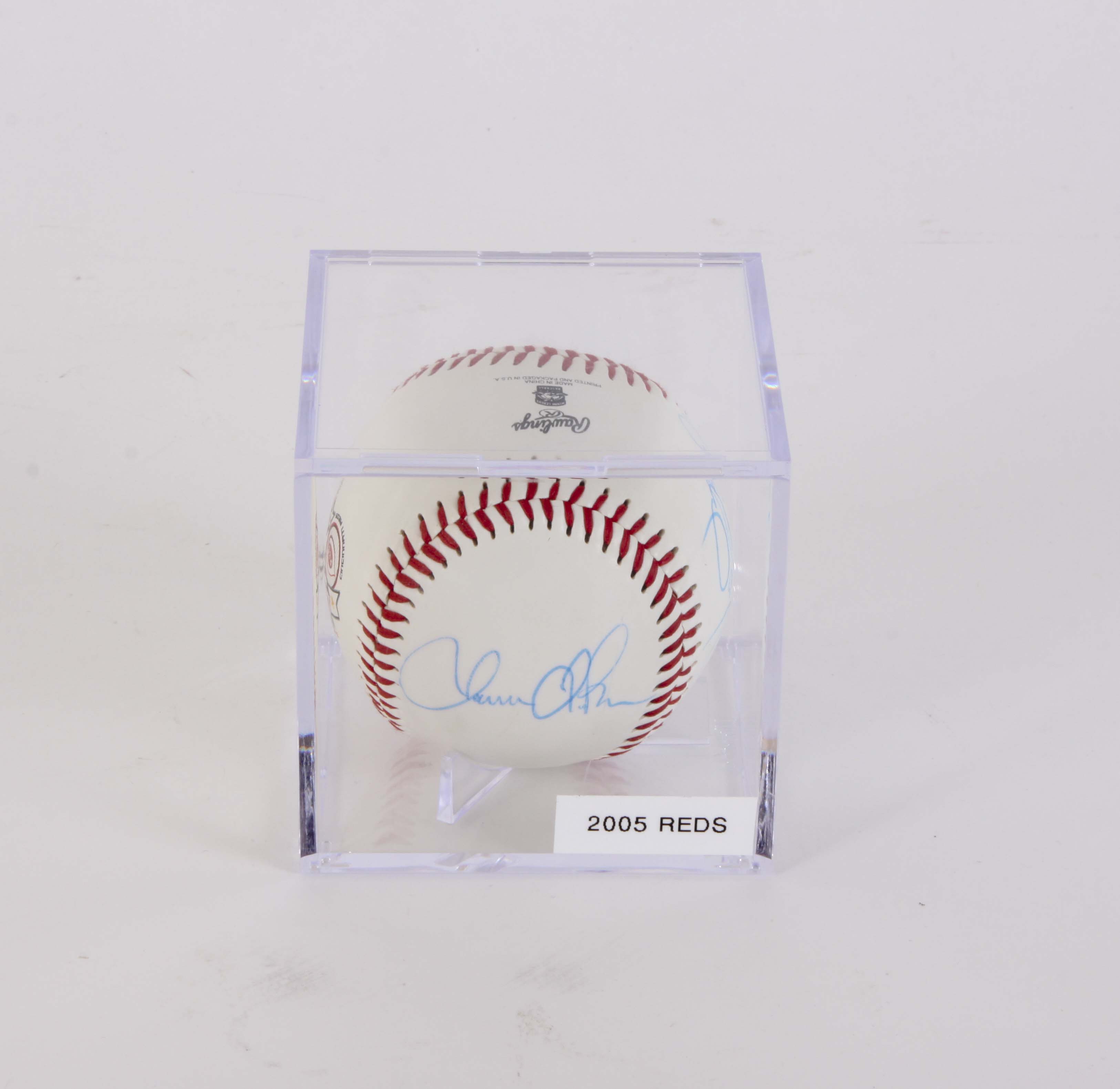 Trio of Autographed Cincinnati Reds Baseballs