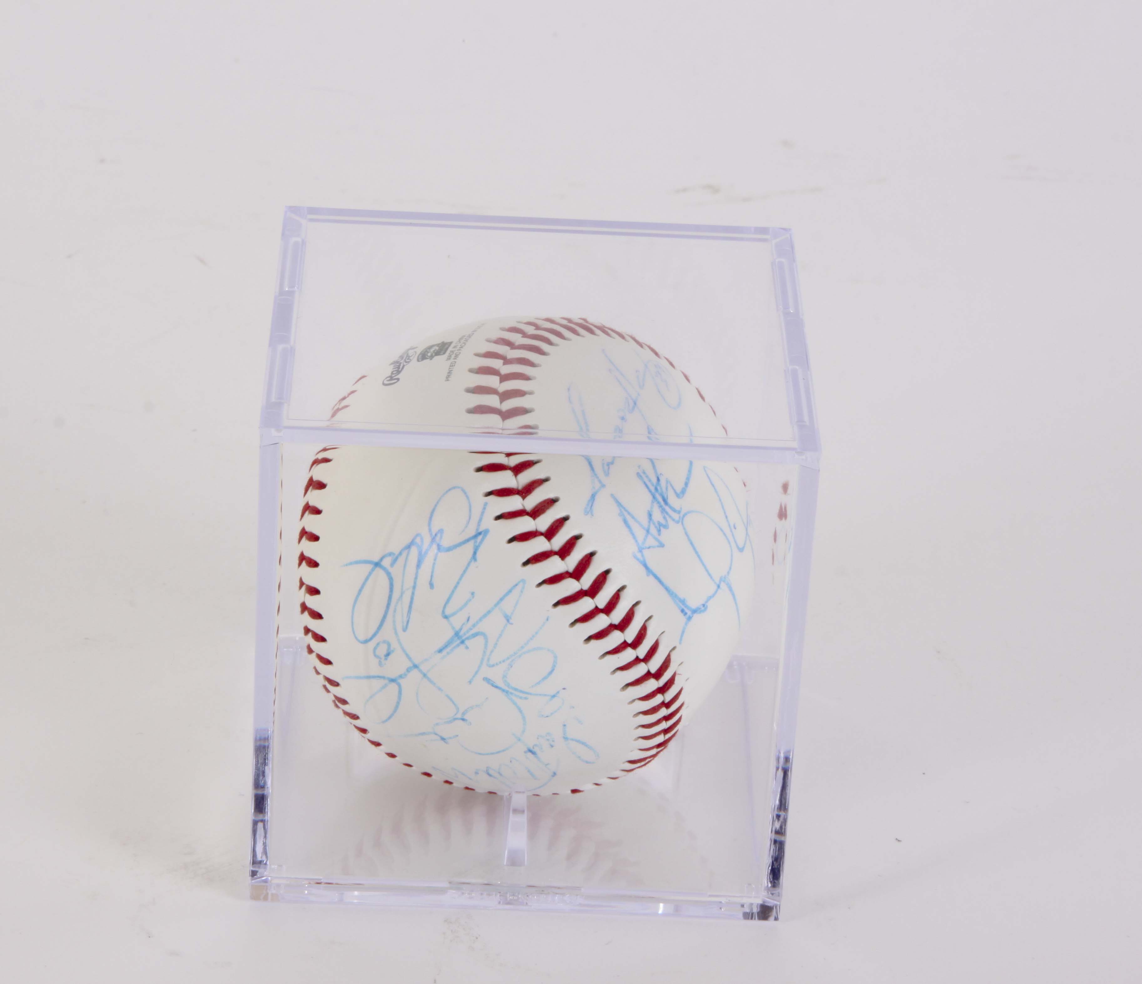 Trio of Autographed Cincinnati Reds Baseballs