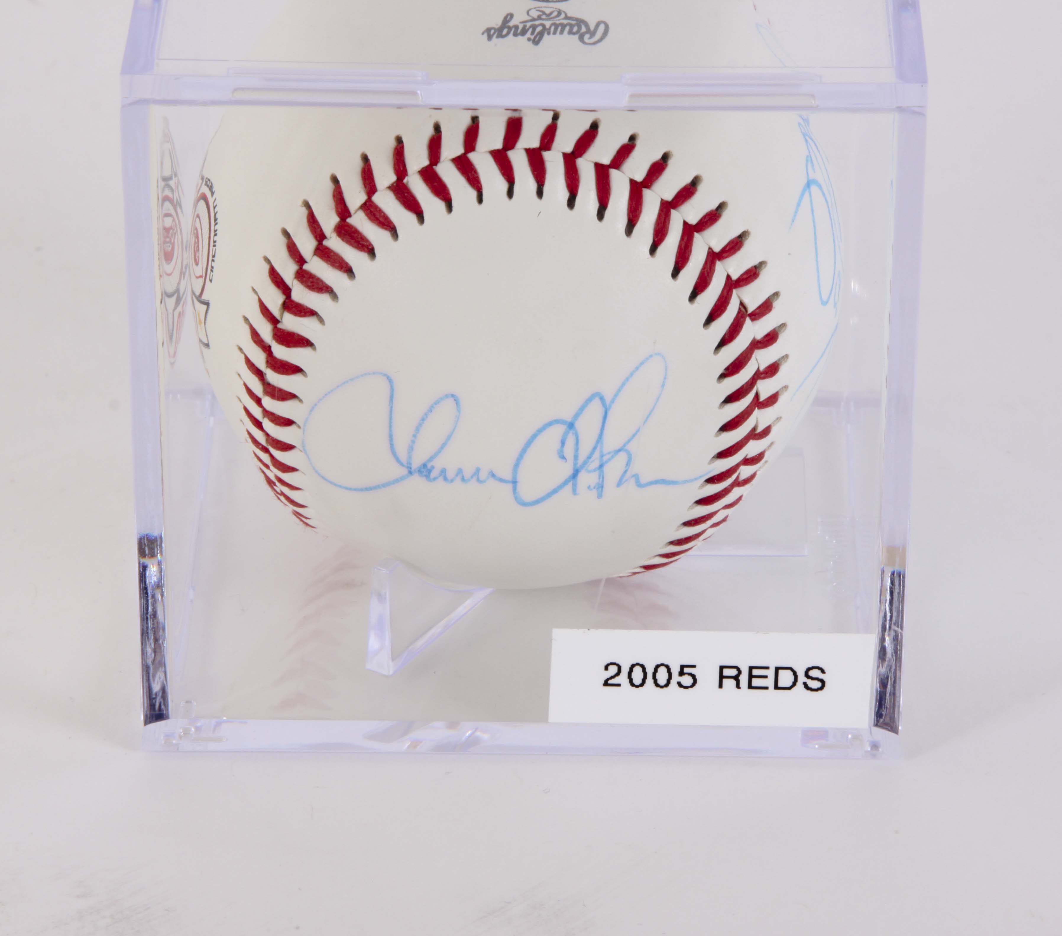 Trio of Autographed Cincinnati Reds Baseballs