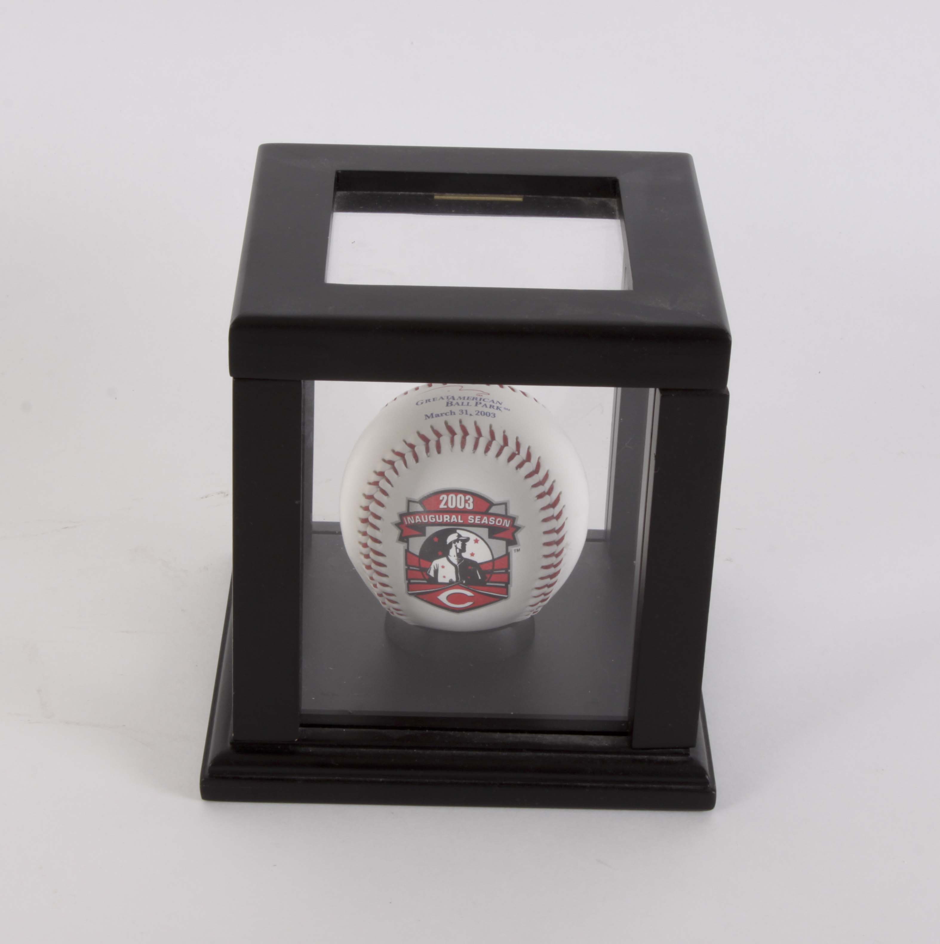 Three  Commemorative Cincinnati Reds Baseballs