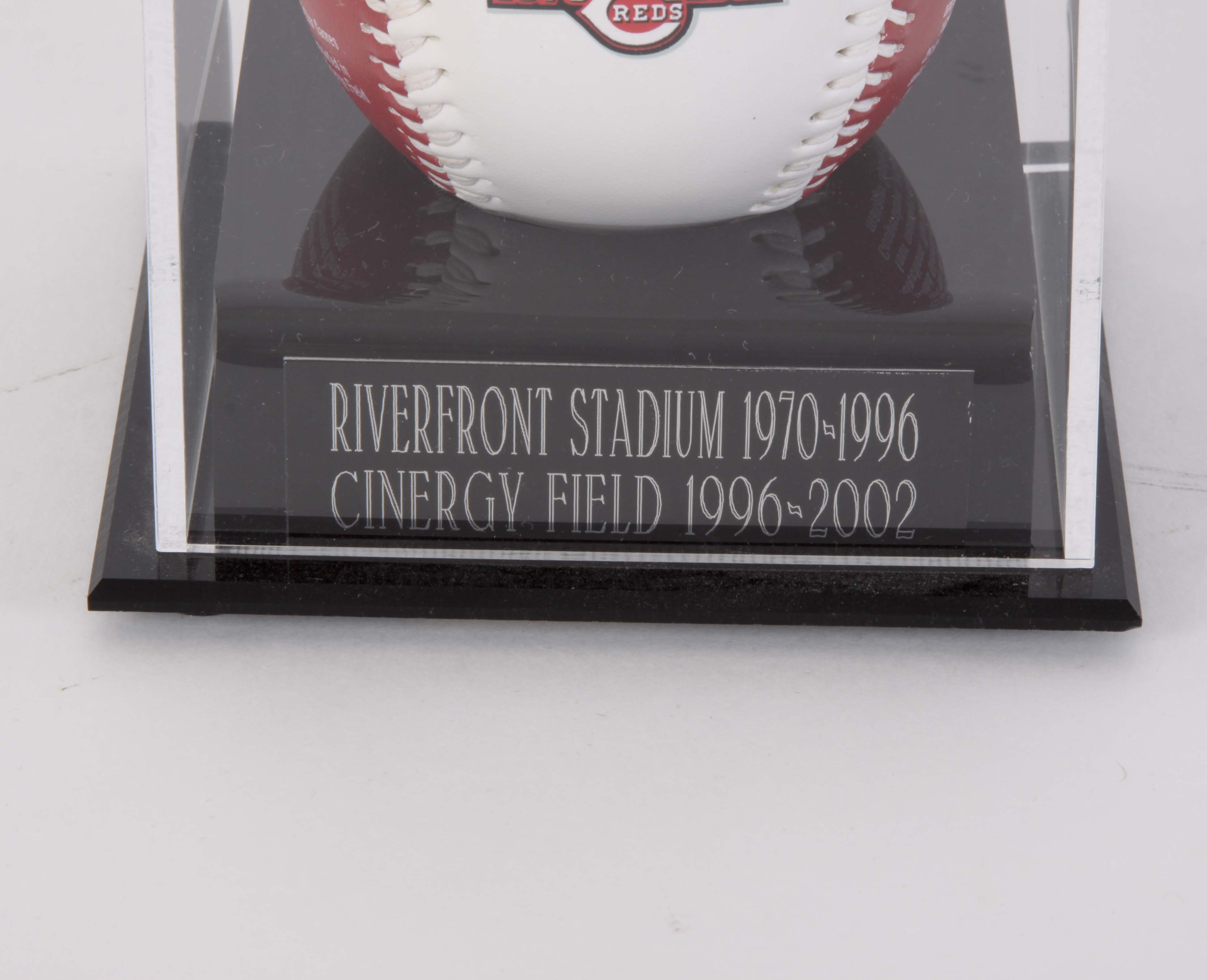 Three  Commemorative Cincinnati Reds Baseballs