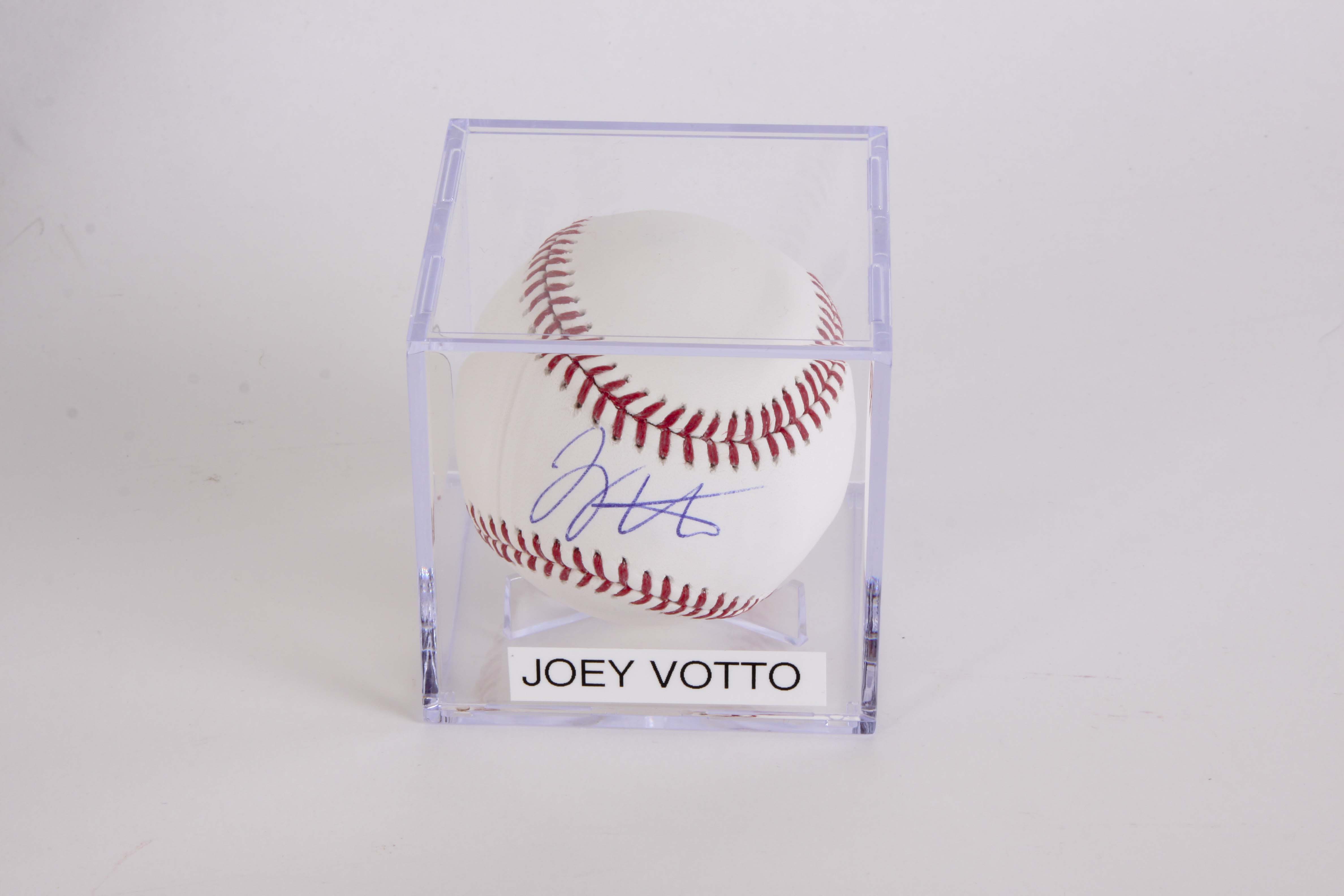 Joey Votto Autographed Baseball and Memorabilia