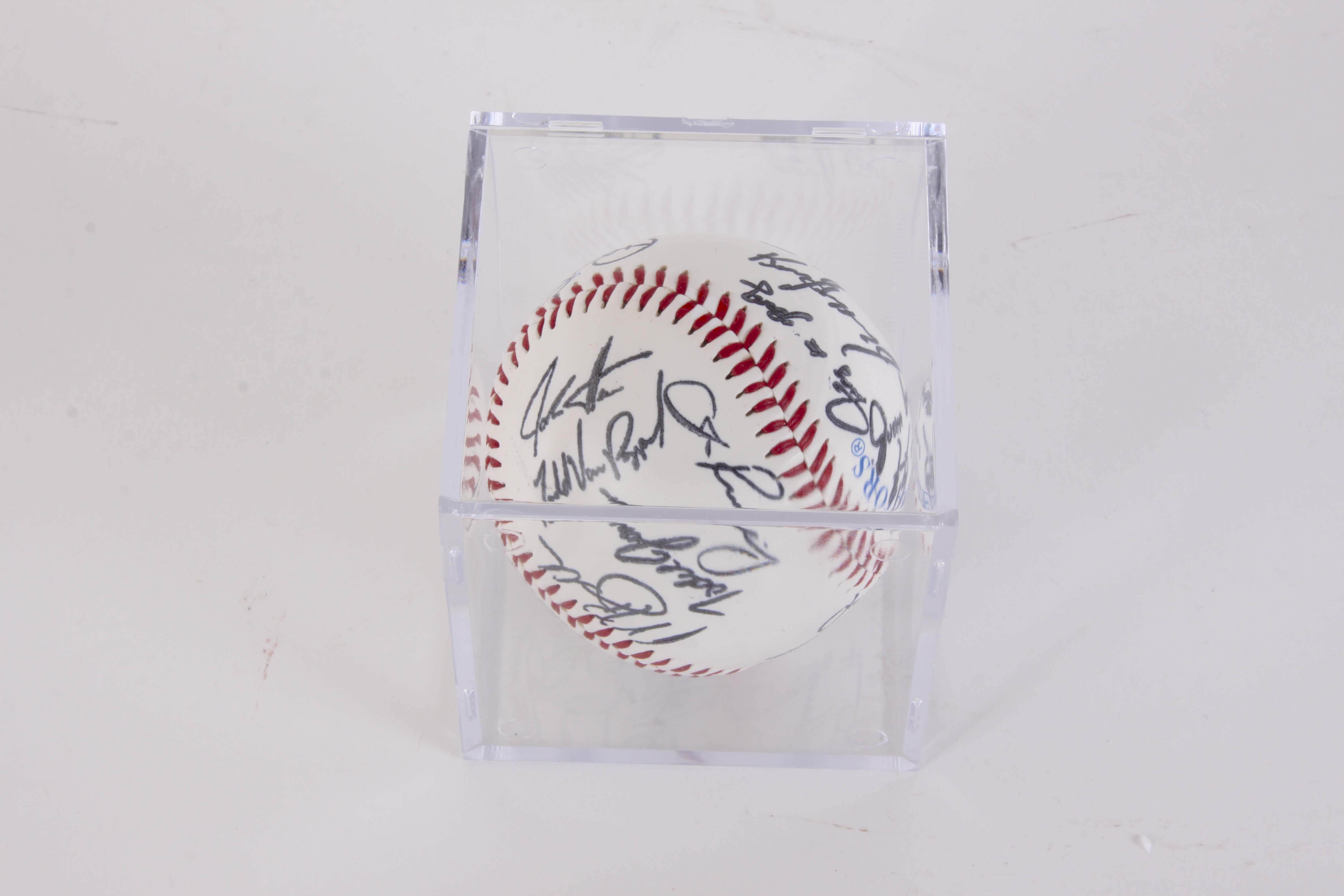 Adam Dunn Autographed 'Toon Art' and Austin Kearns Memorabilia