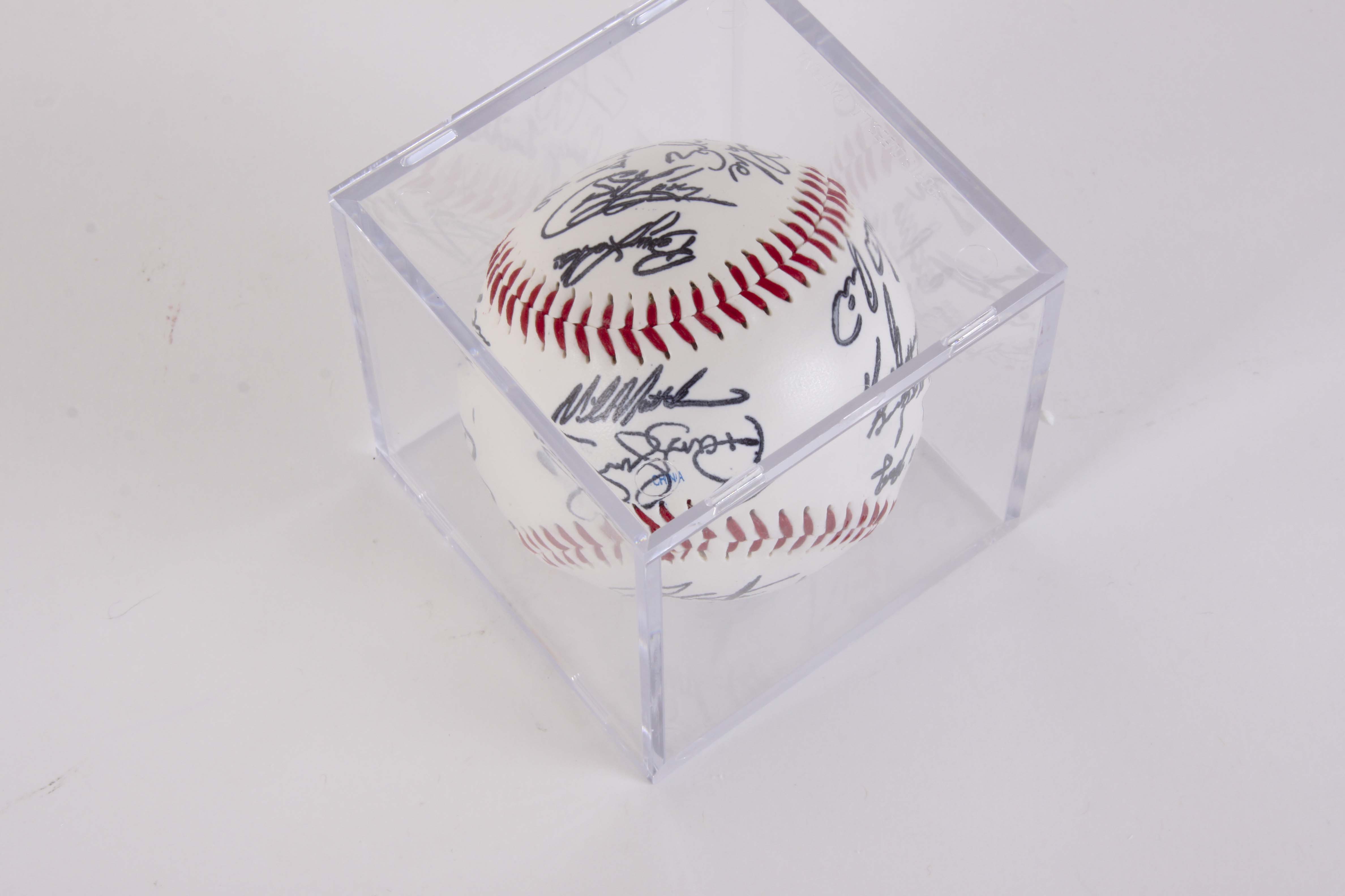 Adam Dunn Autographed 'Toon Art' and Austin Kearns Memorabilia