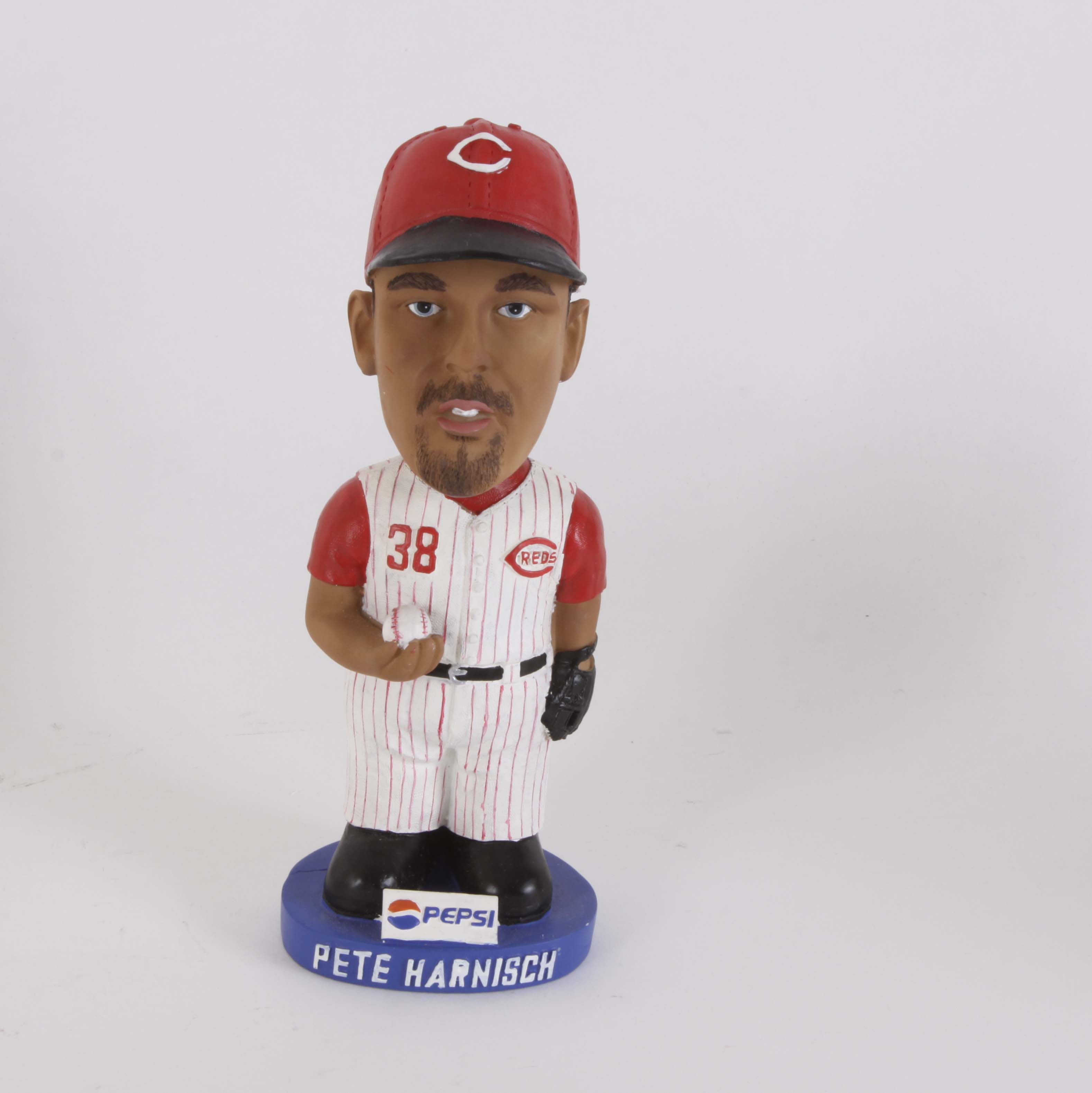 First Edition Bobbleheads including Pete Harnisch and Danny Graves