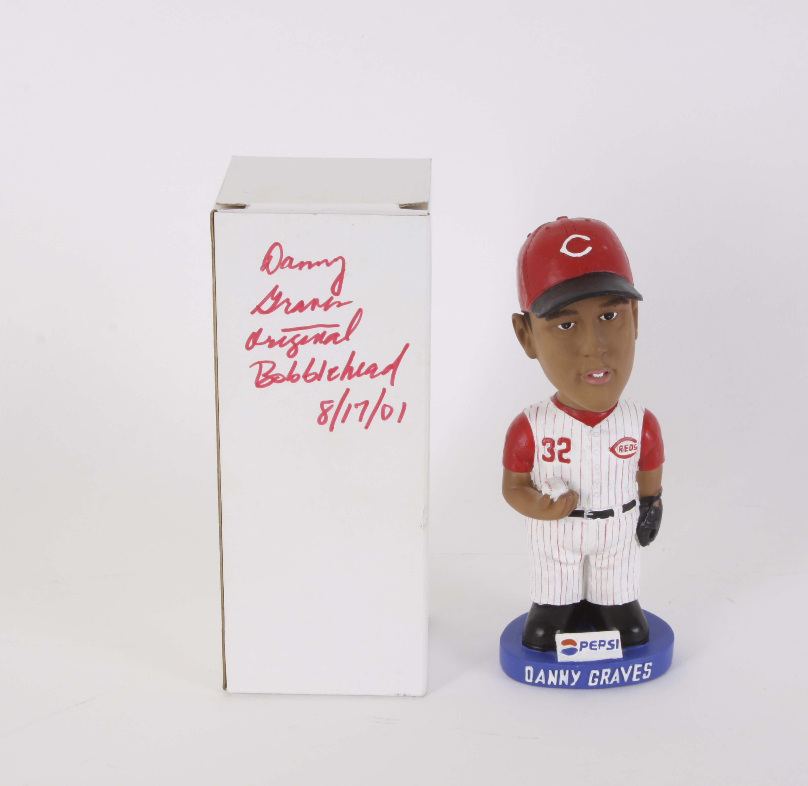 First Edition Bobbleheads including Pete Harnisch and Danny Graves