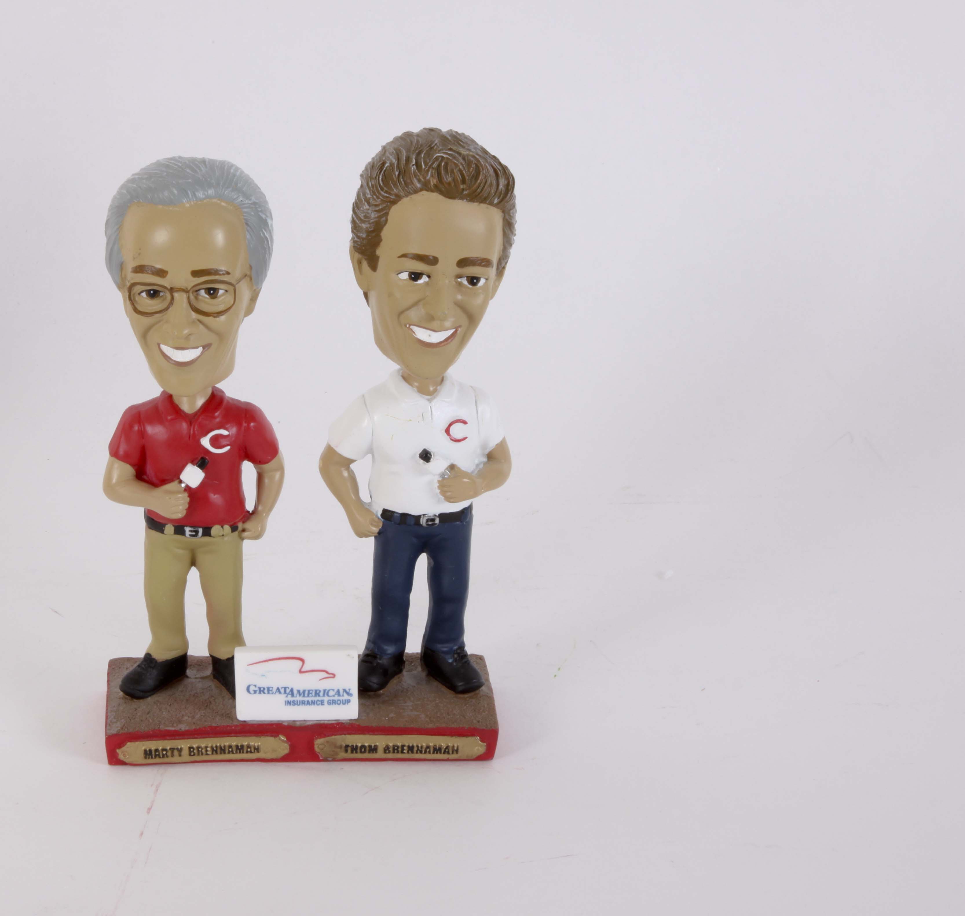 Marty and Thom Brennaman Dual Bobbleheads