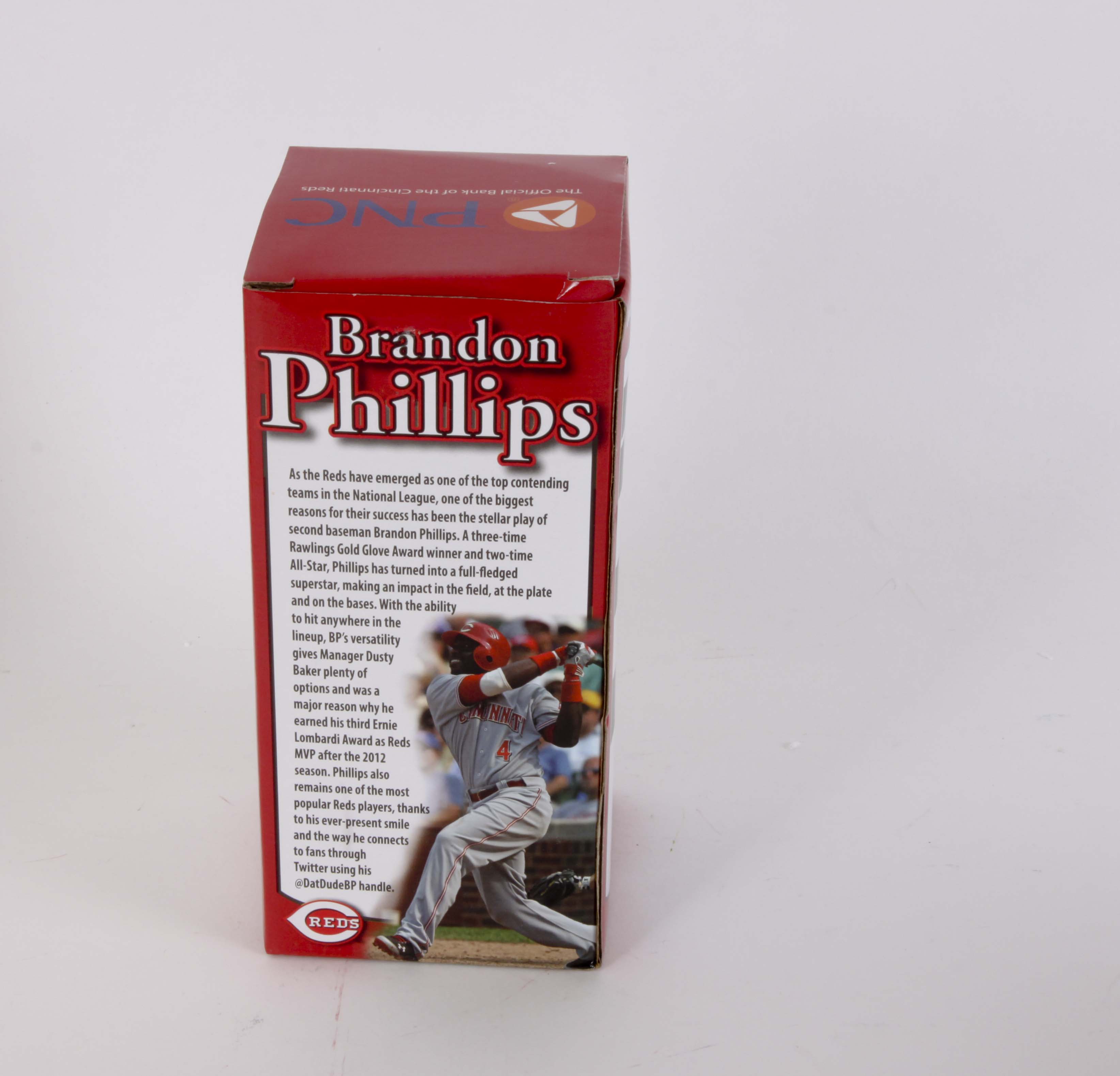 Brandon Phillips, Devin Mesoraco and Aroldis Chapman Bobbleheads