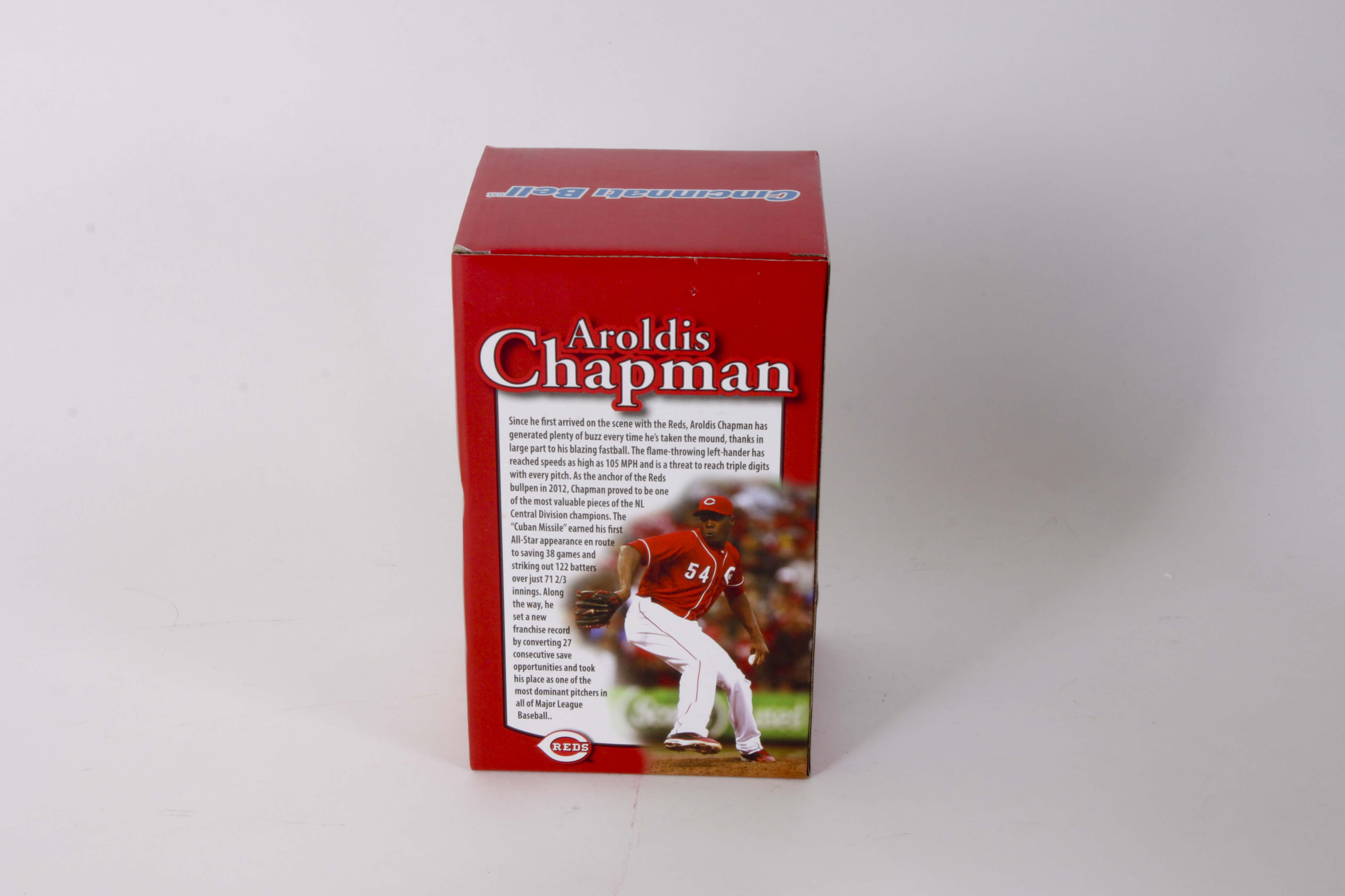 Brandon Phillips, Devin Mesoraco and Aroldis Chapman Bobbleheads