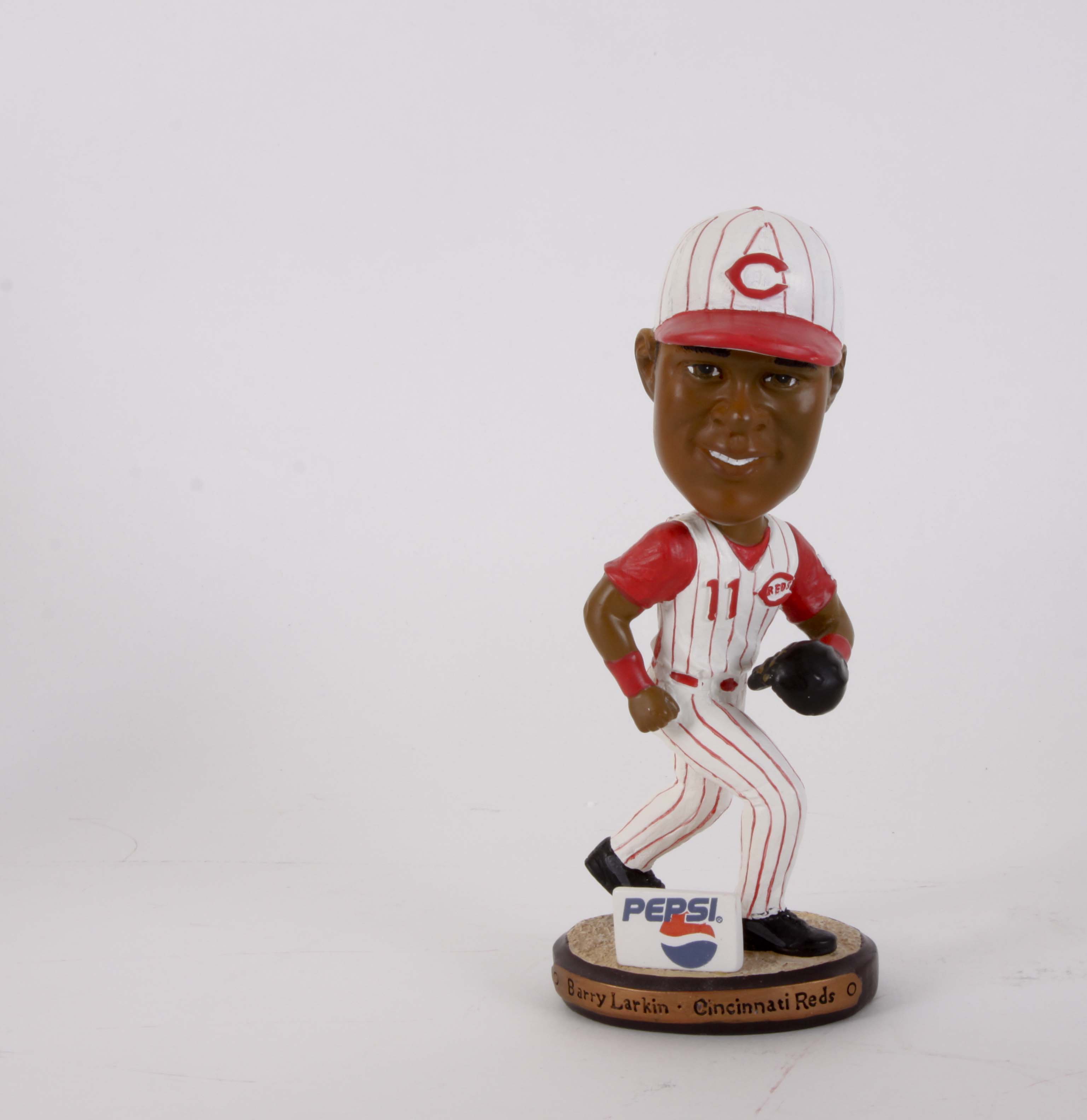 Three Barry Larkin Bobbleheads